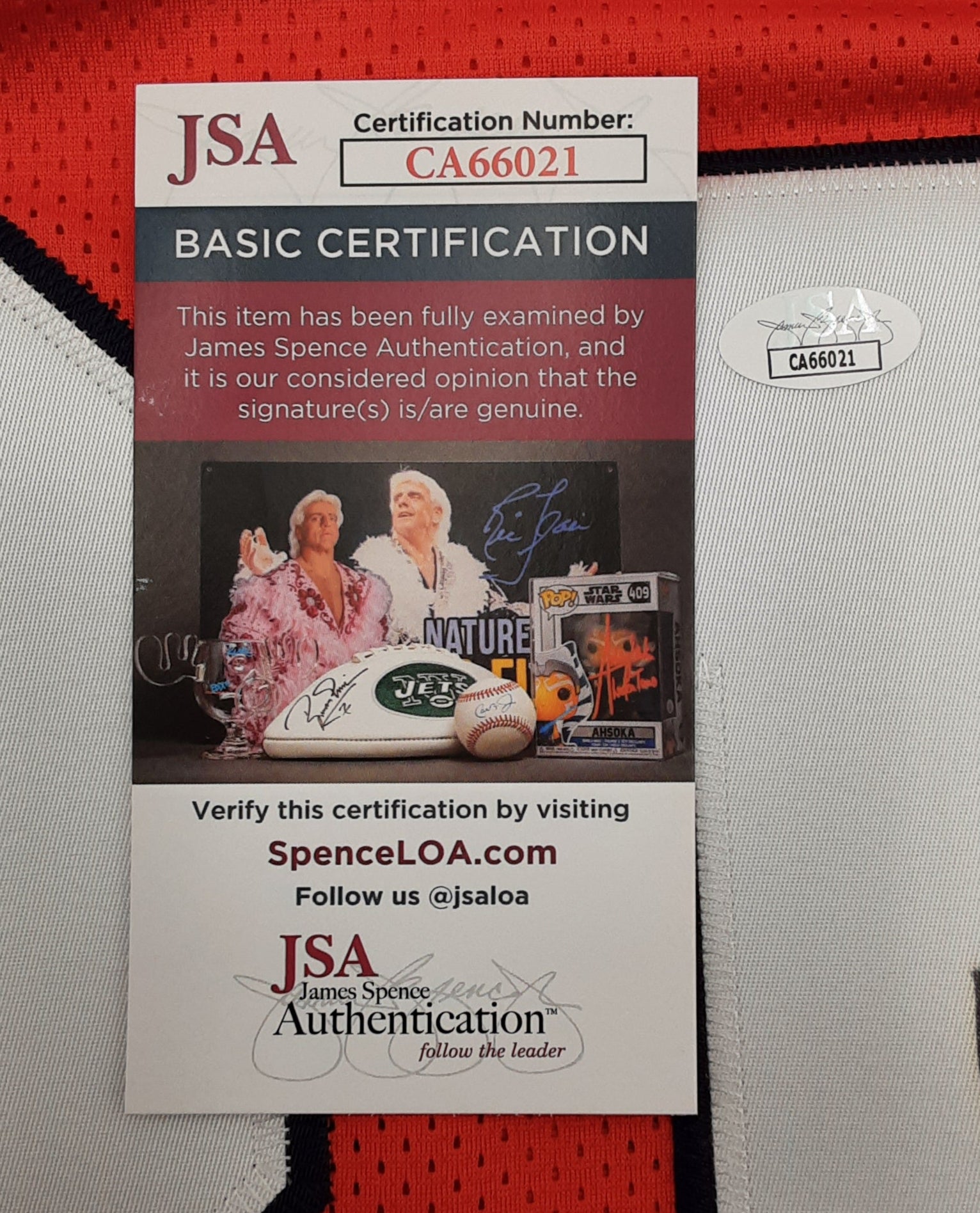 Justin Simmons Authentic Signed Pro Style Jersey Autographed JSA R1