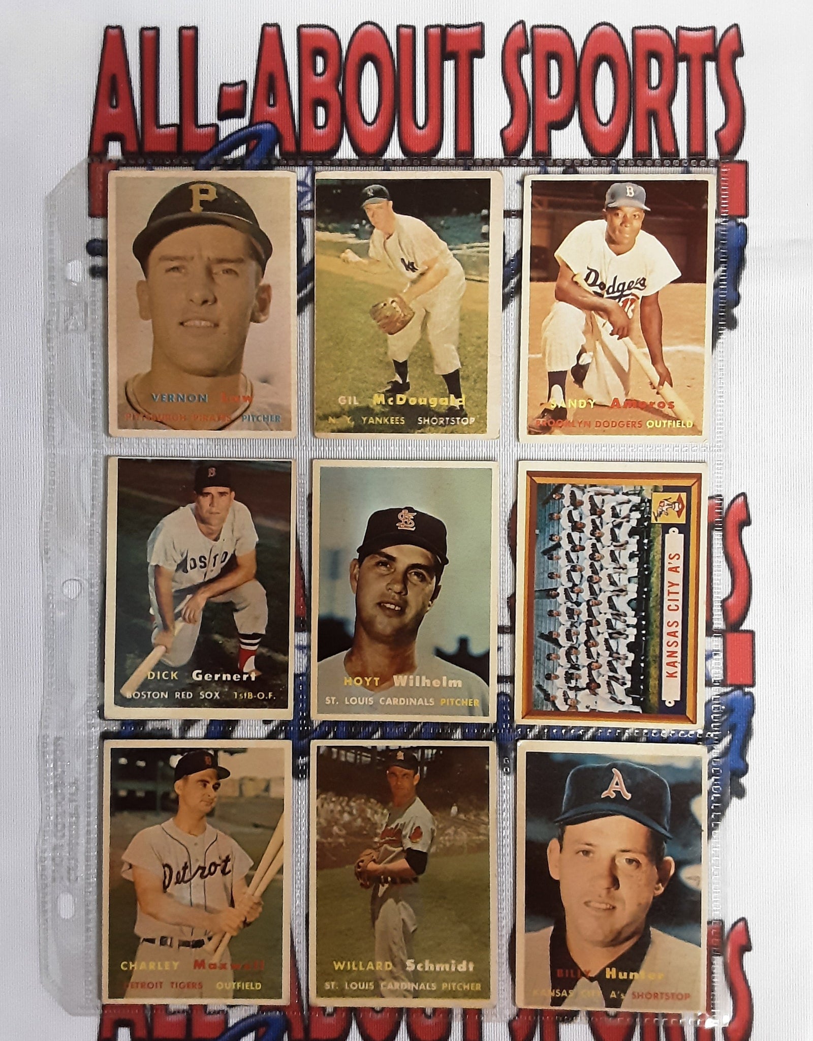 1957 Topps Complete Collection 395 of 407 Cards