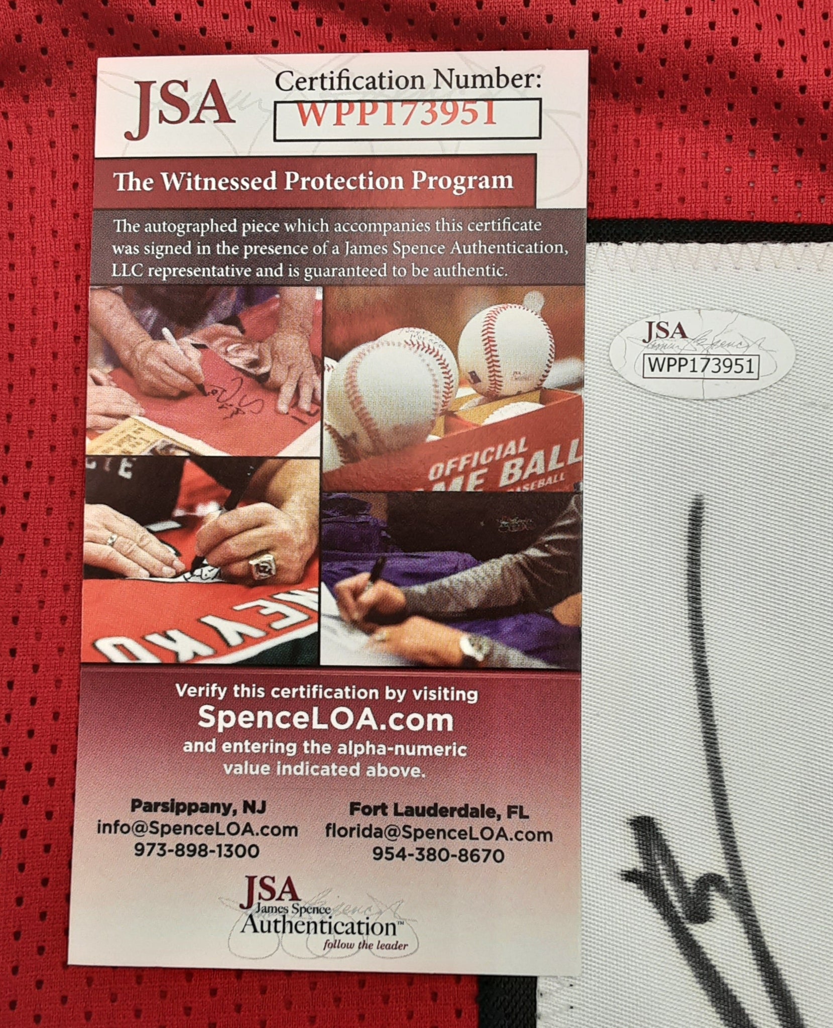 John Brown Authentic Signed Pro Style Jersey Autographed JSA