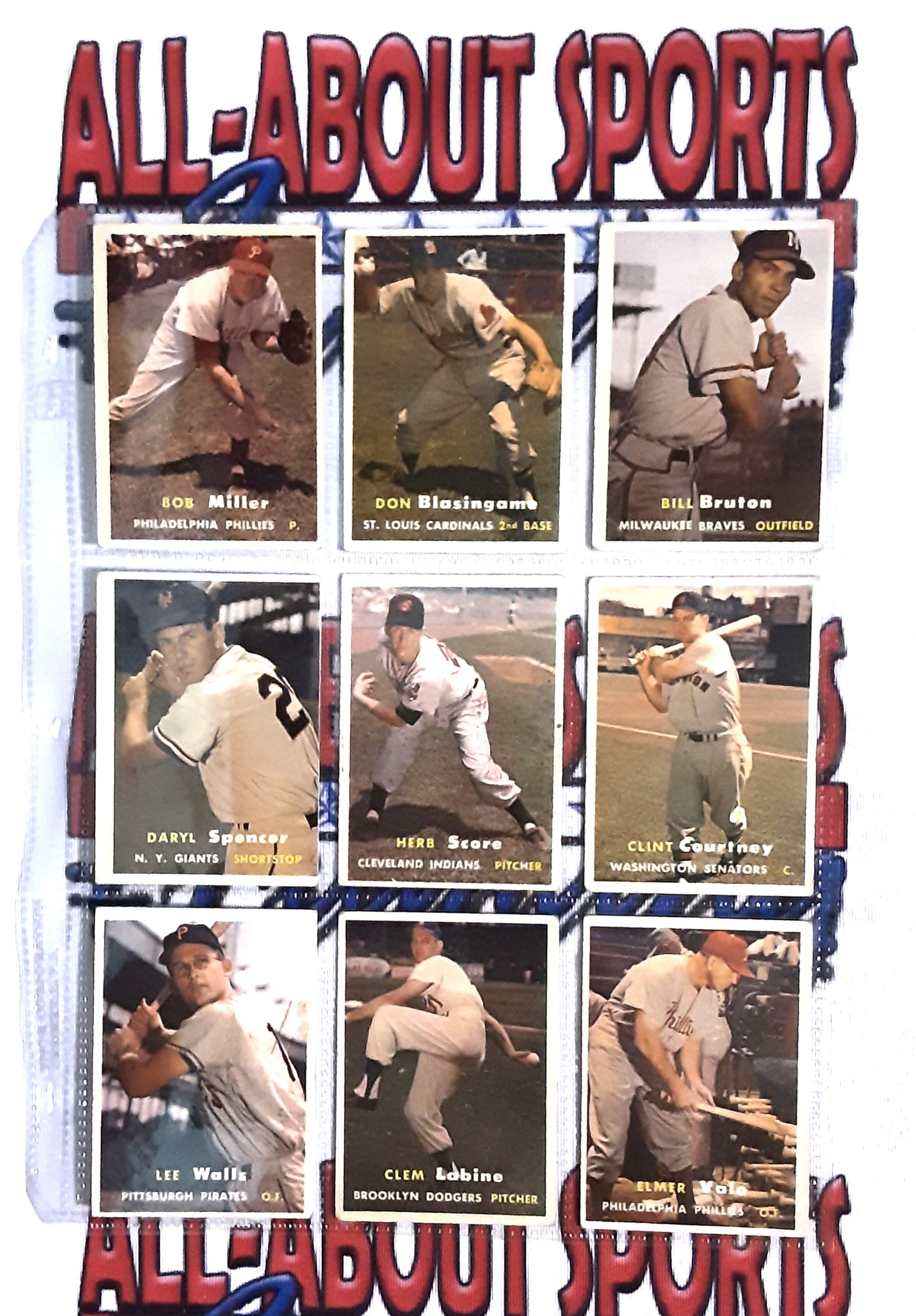 1957 Topps Complete Collection 395 of 407 Cards