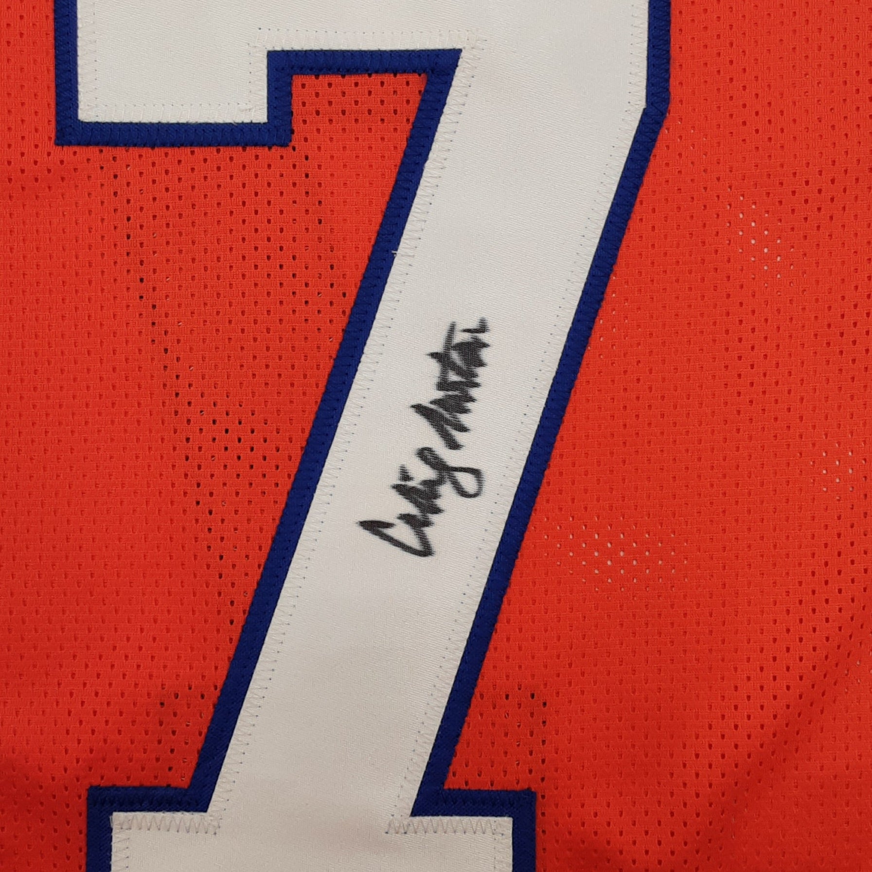 Craig Morton Authentic Signed Pro Style Jersey Autographed JSA