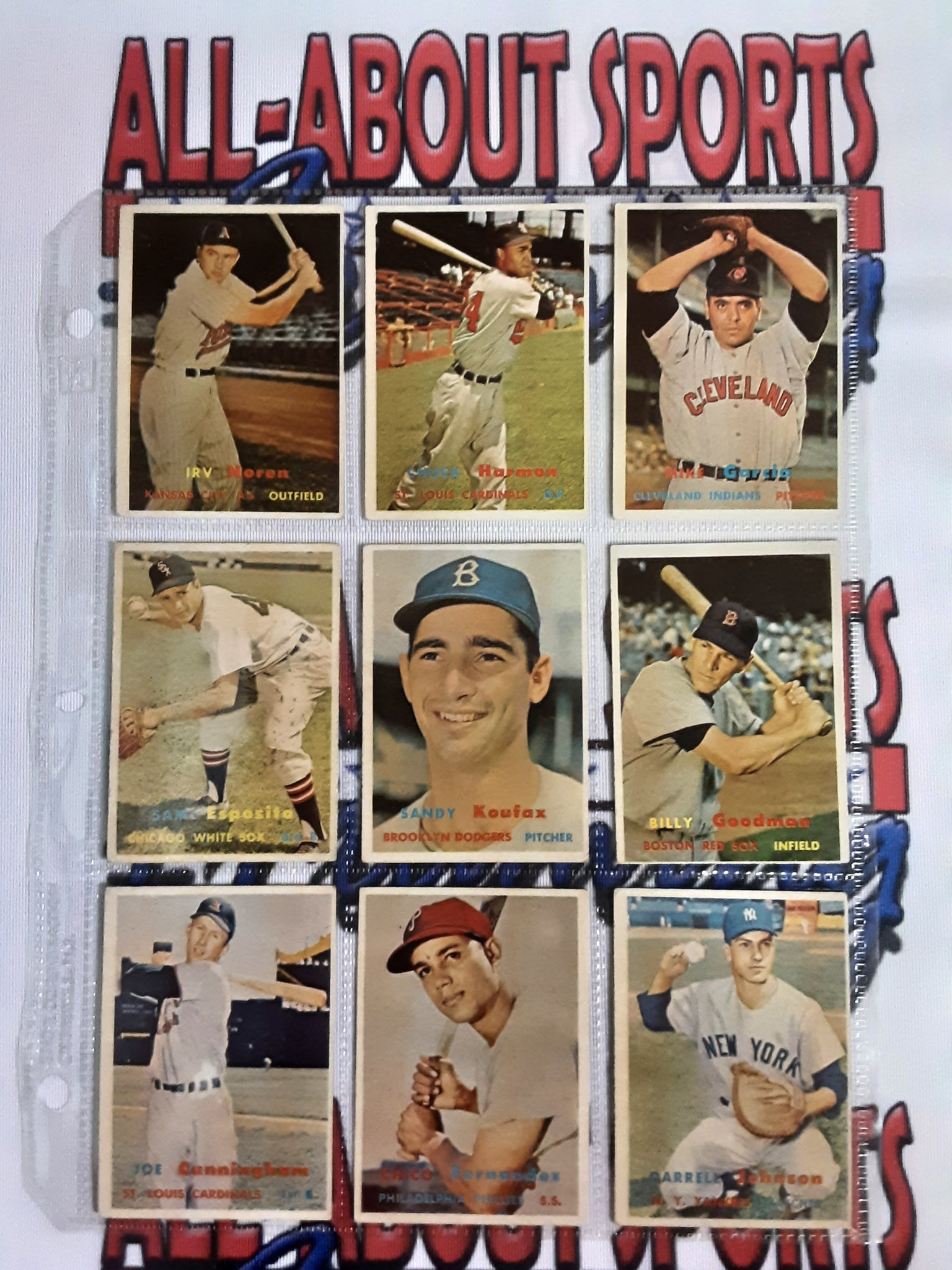 1957 Topps Complete Collection 395 of 407 Cards