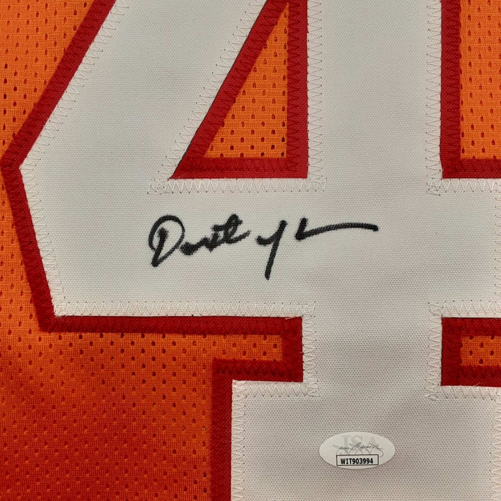 Dexter Jackson Signed Pro Style Jersey Autographed JSA