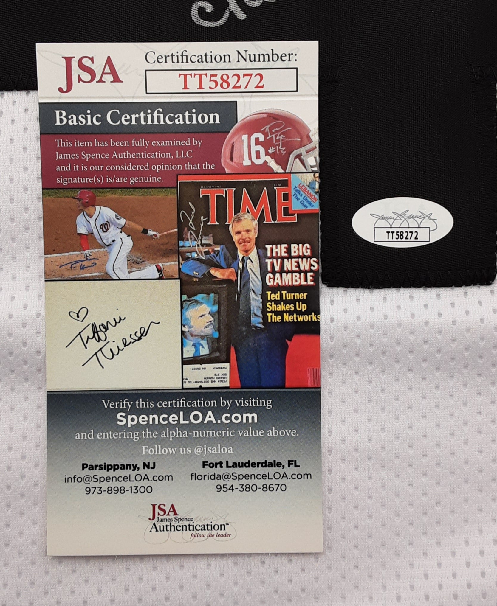 Cordarrelle Patterson Authentic Signed Pro Style Jersey Autographed JSA