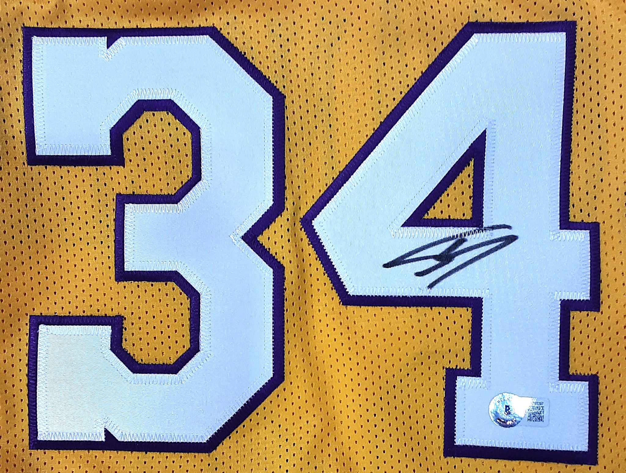 Shaquille O'Neal Authentic Signed Pro Style Jersey Autographed Beckett