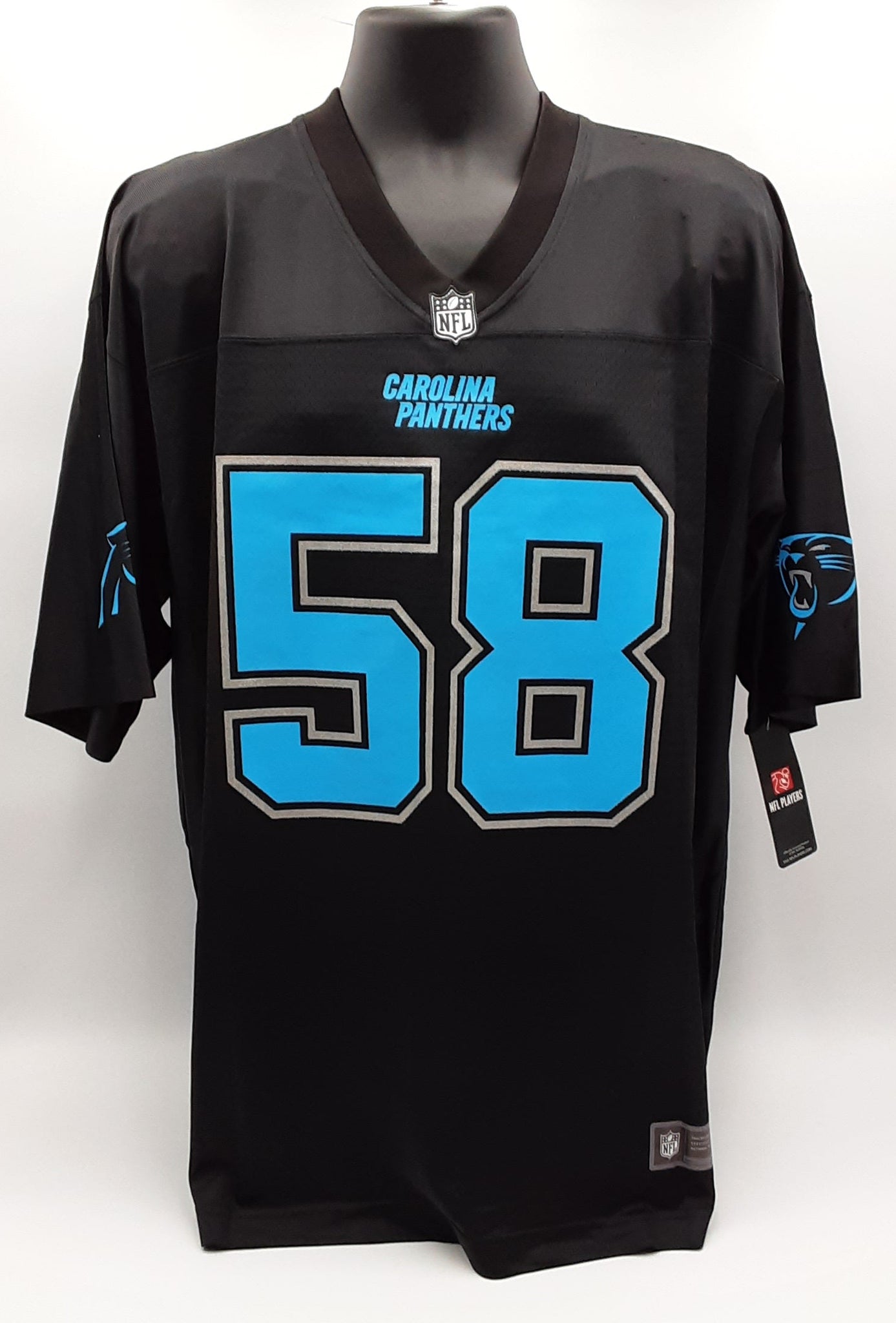 Thomas Davis Sr Authentic Signed Pro Style Jersey Autographed JSA R1