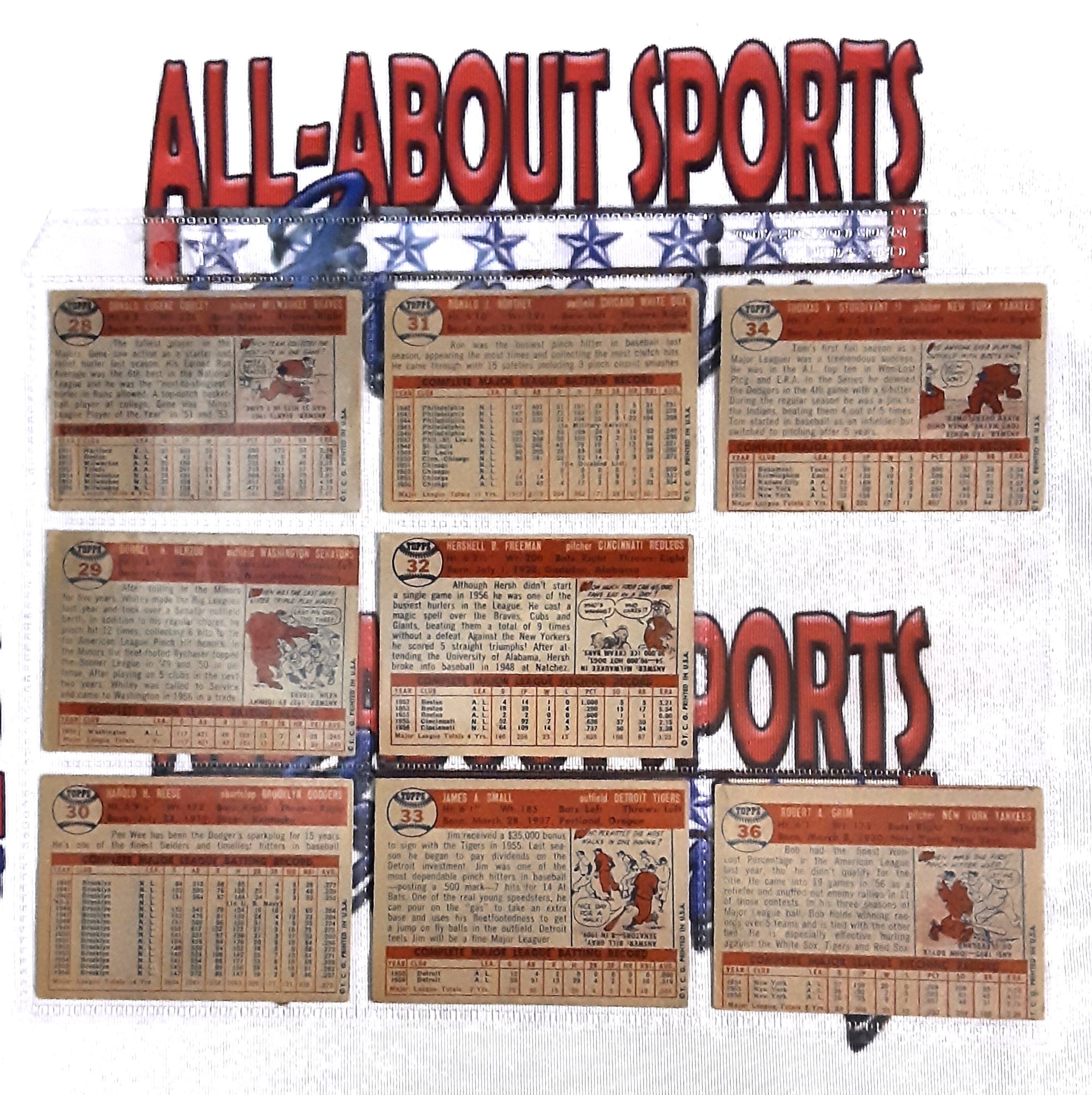 1957 Topps Complete Collection 395 of 407 Cards