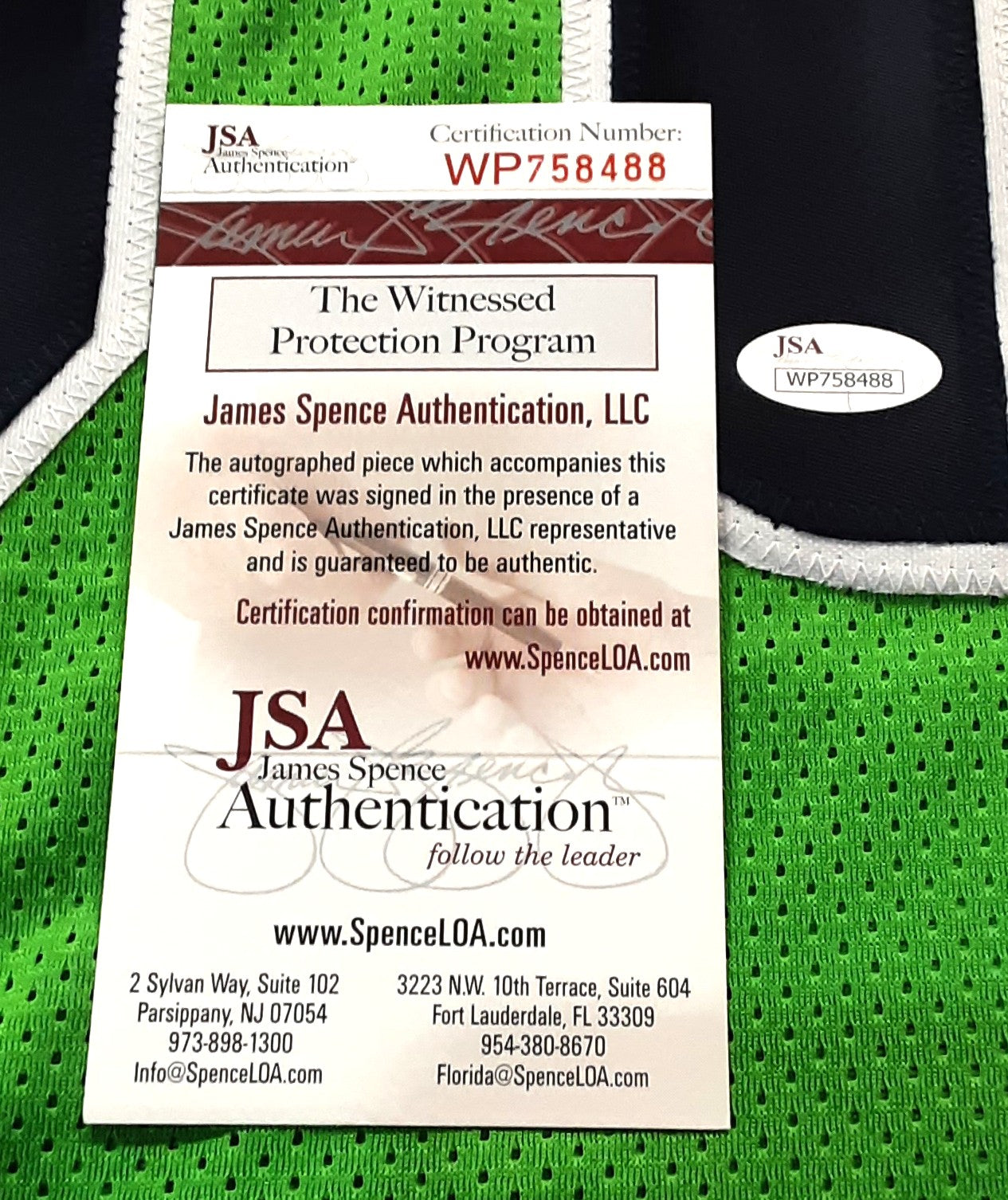 Sheldon Richardson Authentic Signed Pro Style Jersey Autographed JSA R1