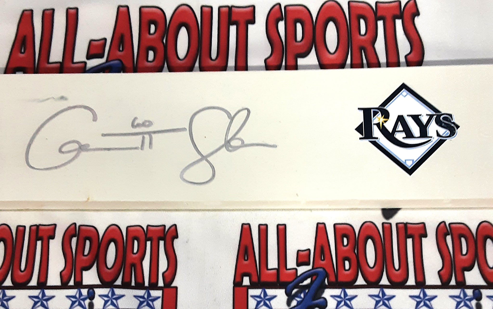 Garrett Cleavinger Authentic Signed 4" x 18" Pitching Rubber Autographed JSA