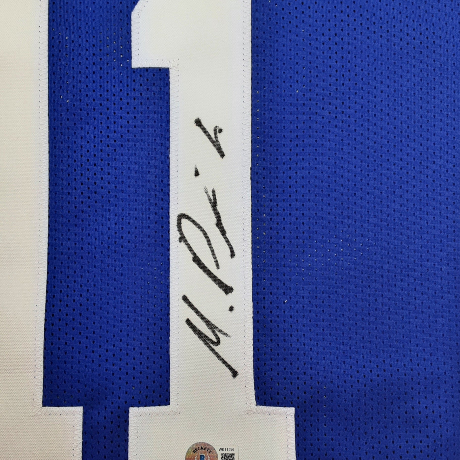 Michael Pittman Jr Authentic Signed Pro Style Jersey Autographed Beckett