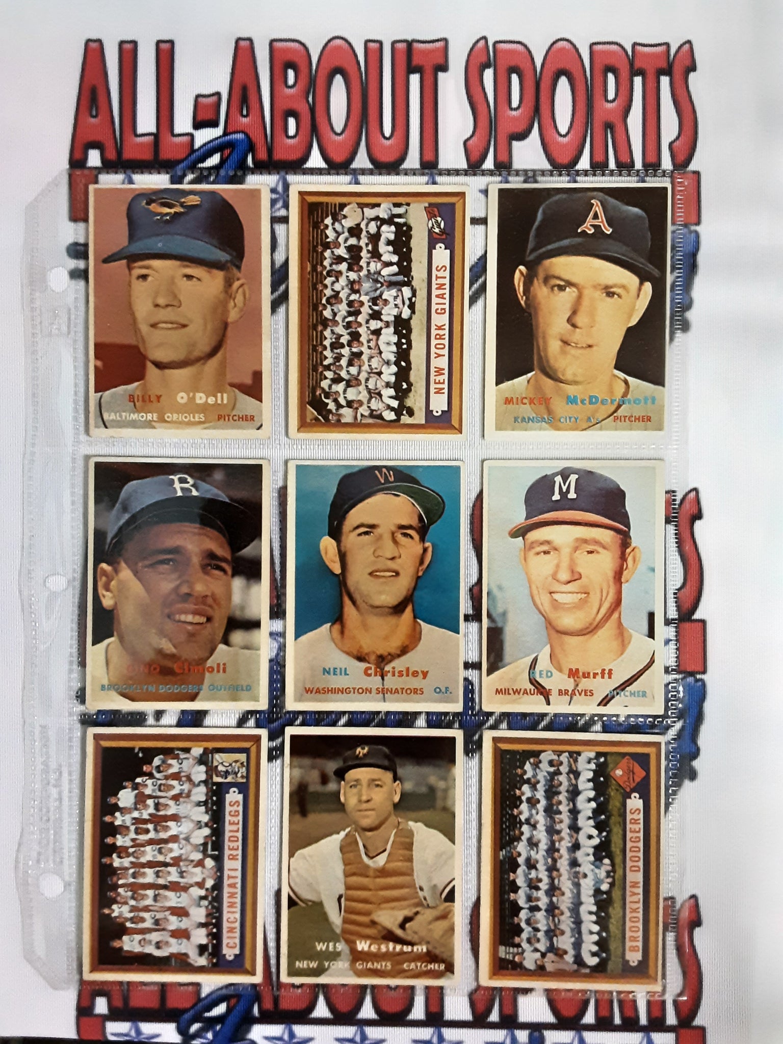 1957 Topps Complete Collection 395 of 407 Cards