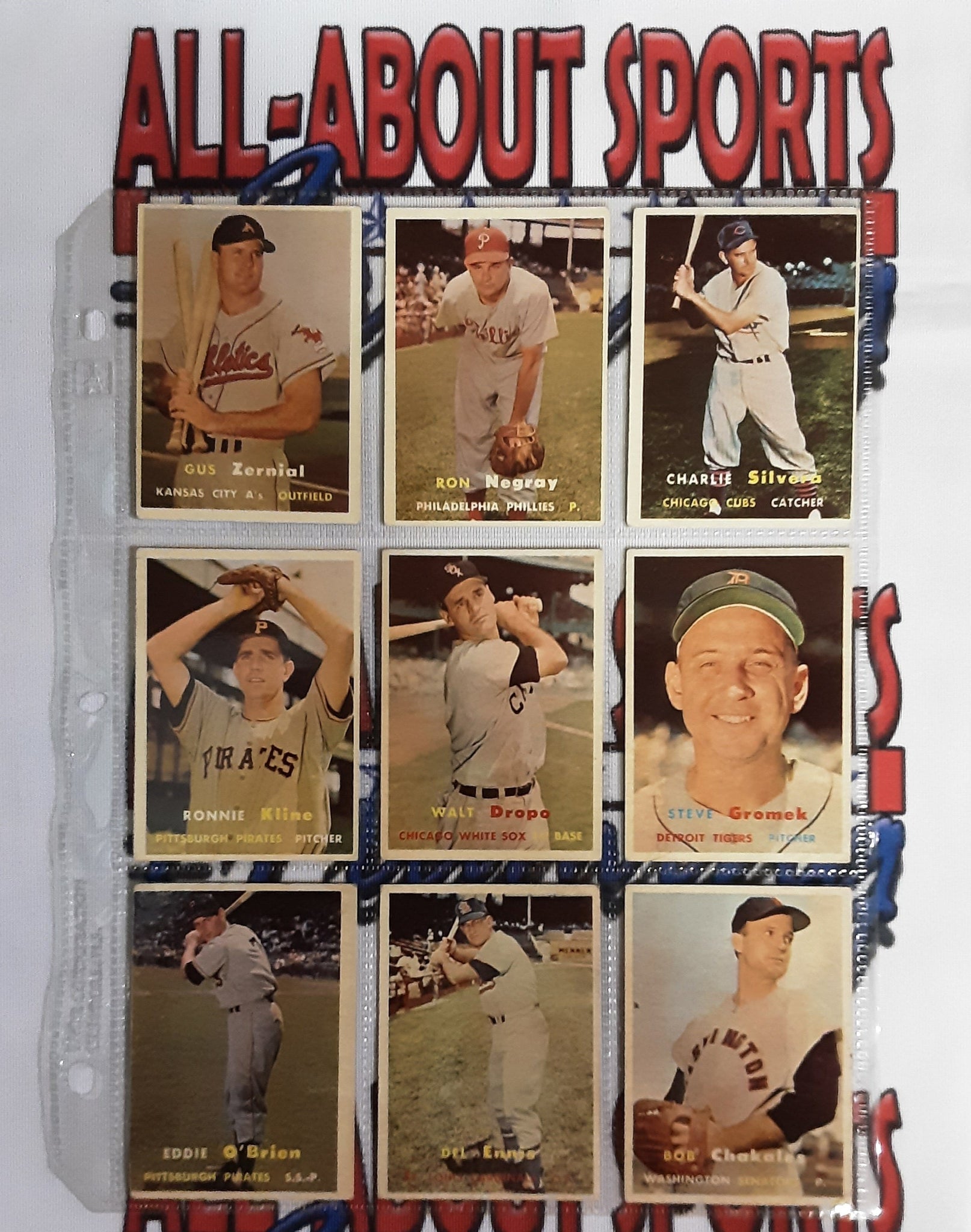 1957 Topps Complete Collection 395 of 407 Cards