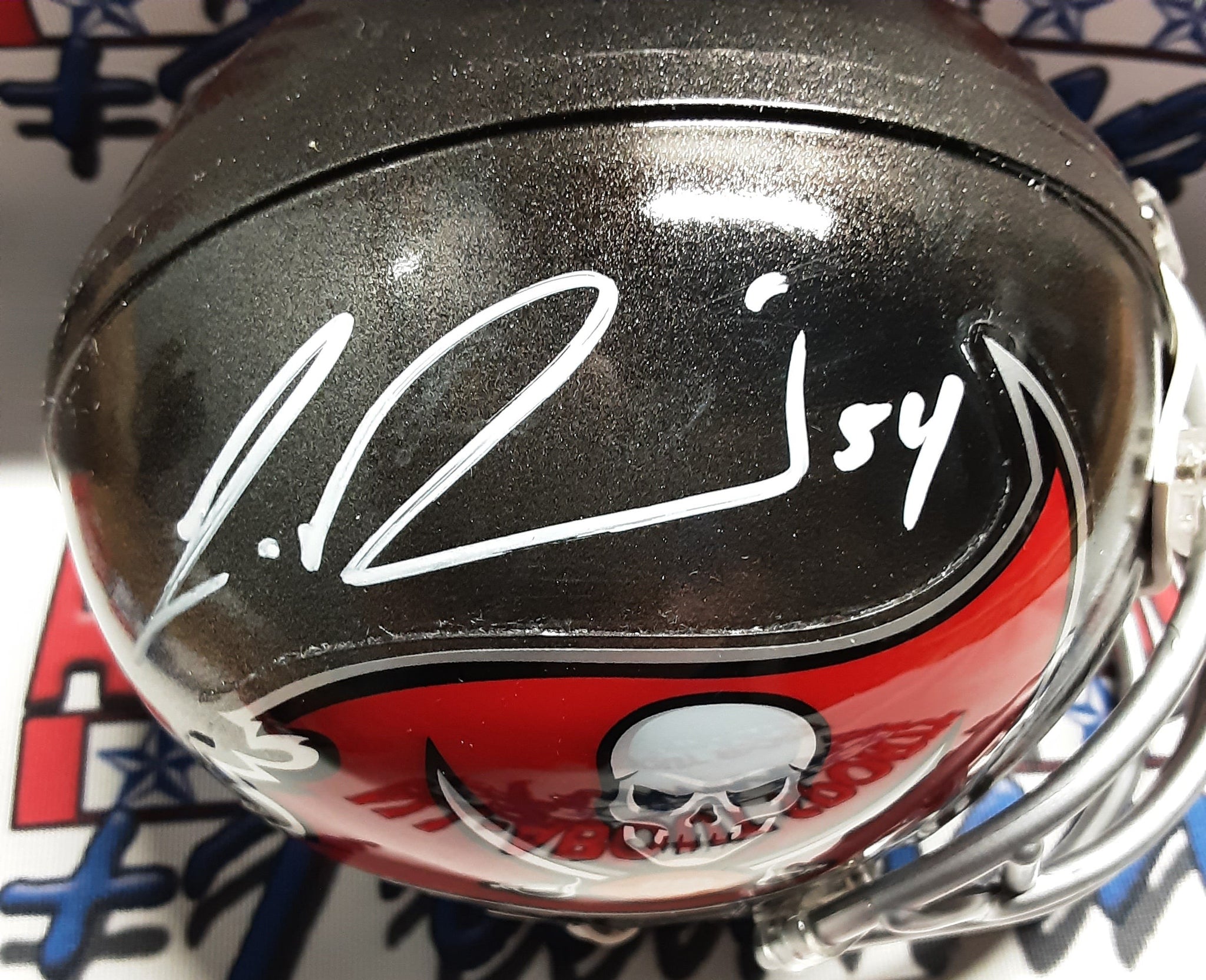 Lavonte David Authentic Signed Autographed Mini Helmet Beckett-