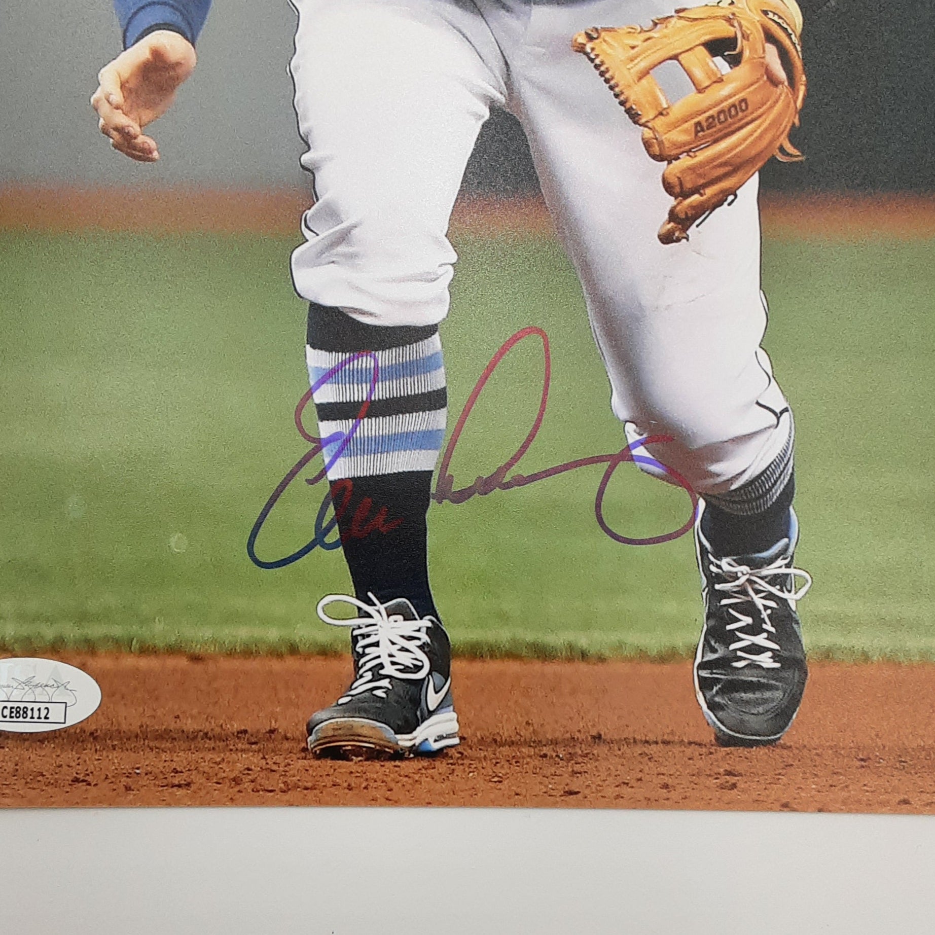 Evan Longoria Authentic Signed 8x10 Photo Autographed JSA