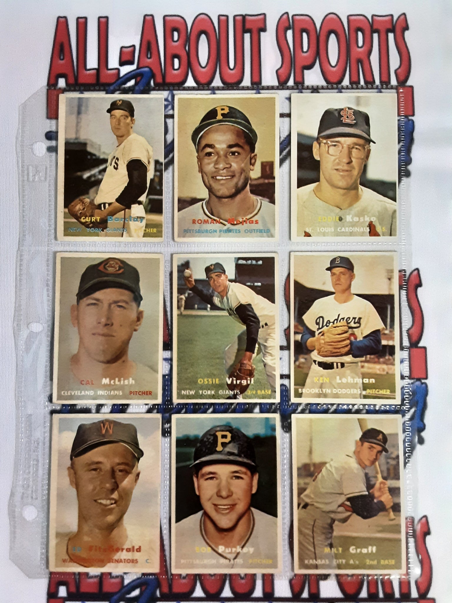 1957 Topps Complete Collection 395 of 407 Cards