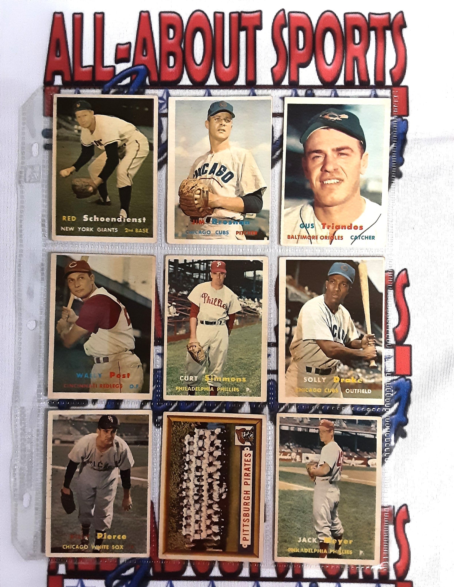 1957 Topps Complete Collection 395 of 407 Cards