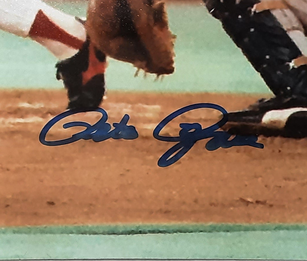 Pete Rose Authentic Signed and Inscribed Framed 16x20 Photo Autographed JSA