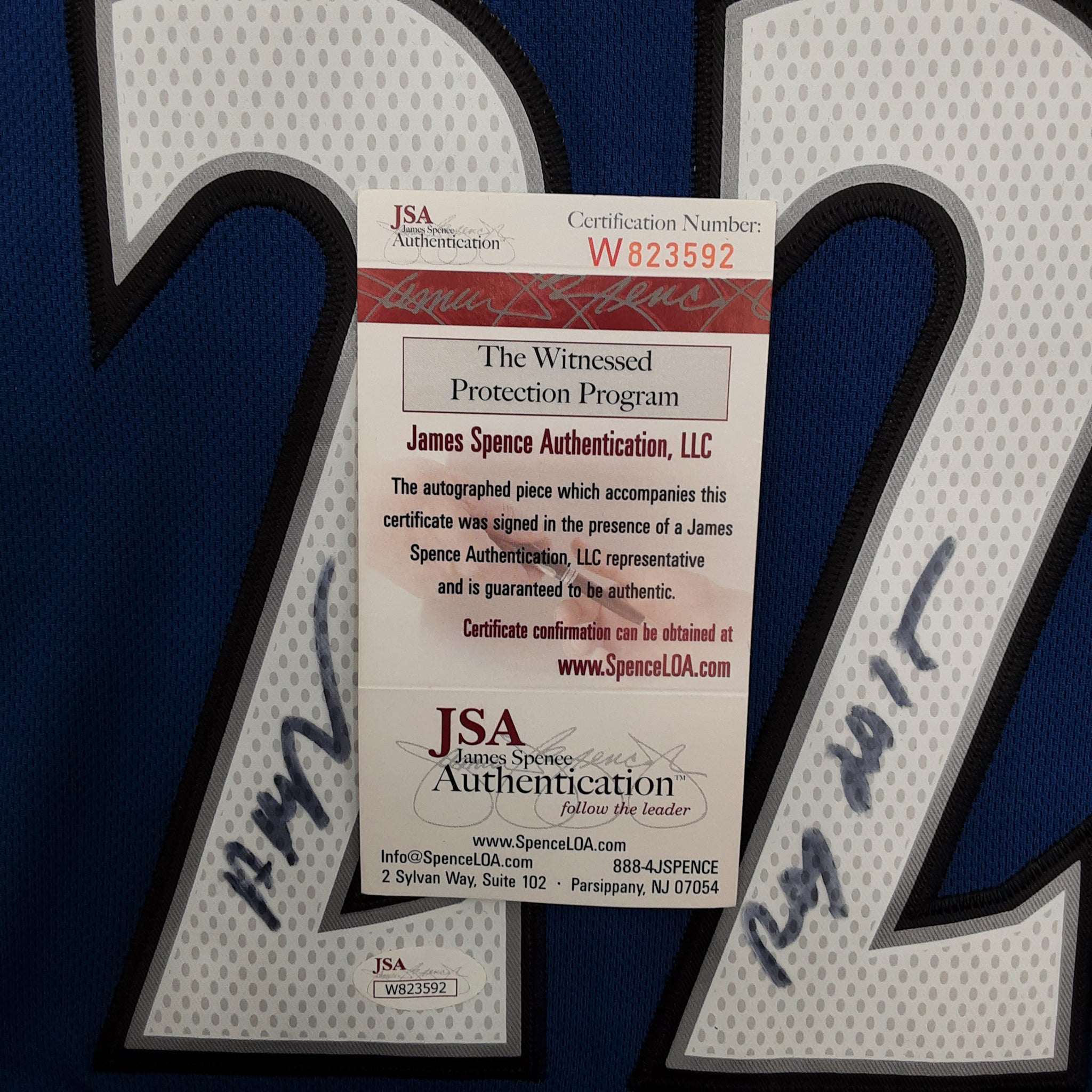 Andrew Wiggins Authentic Signed Pro Style Jersey Autographed JSA R1
