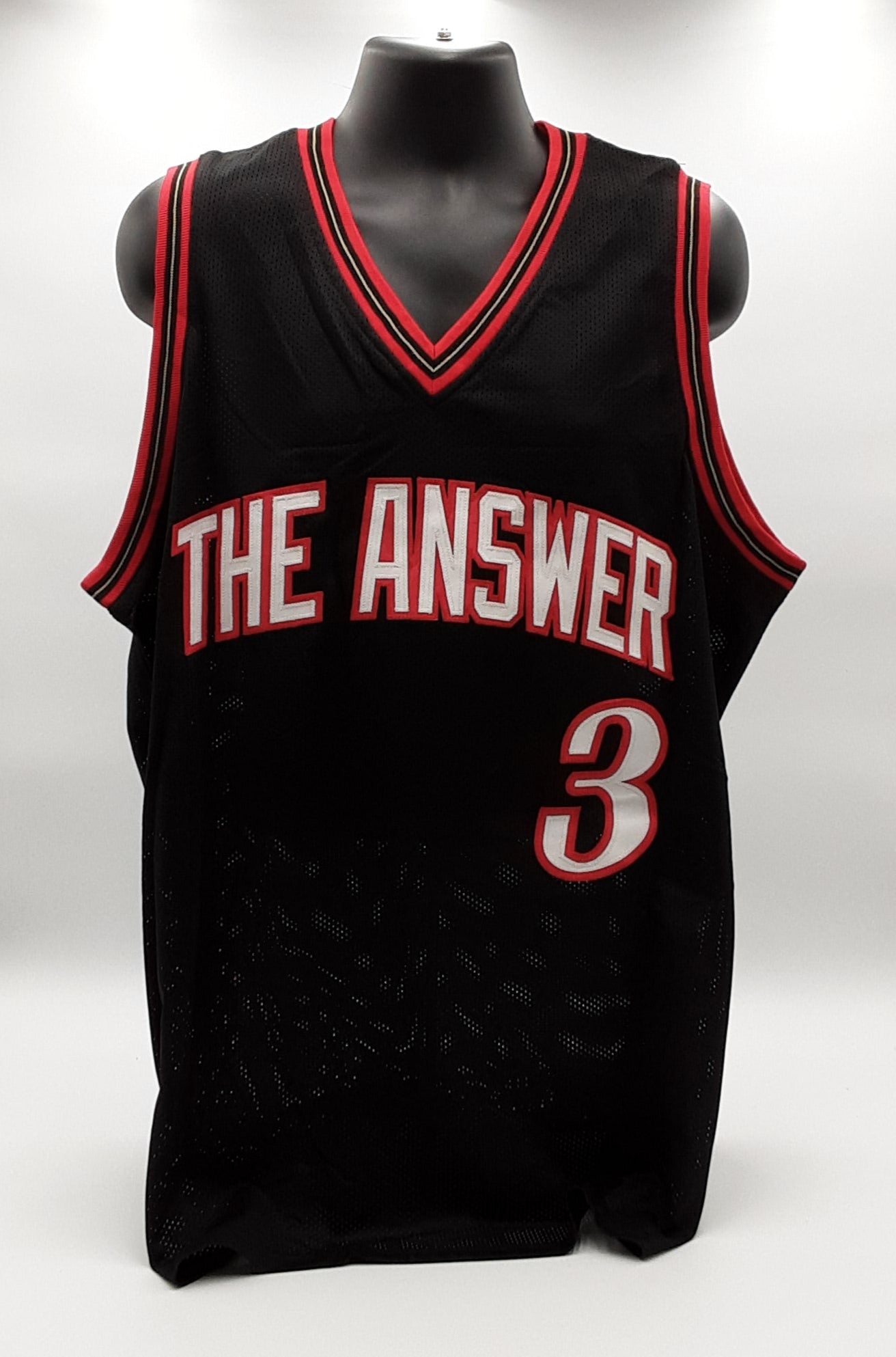 Allen Iverson Authentic Signed Pro Style Jersey Autographed JSA R1