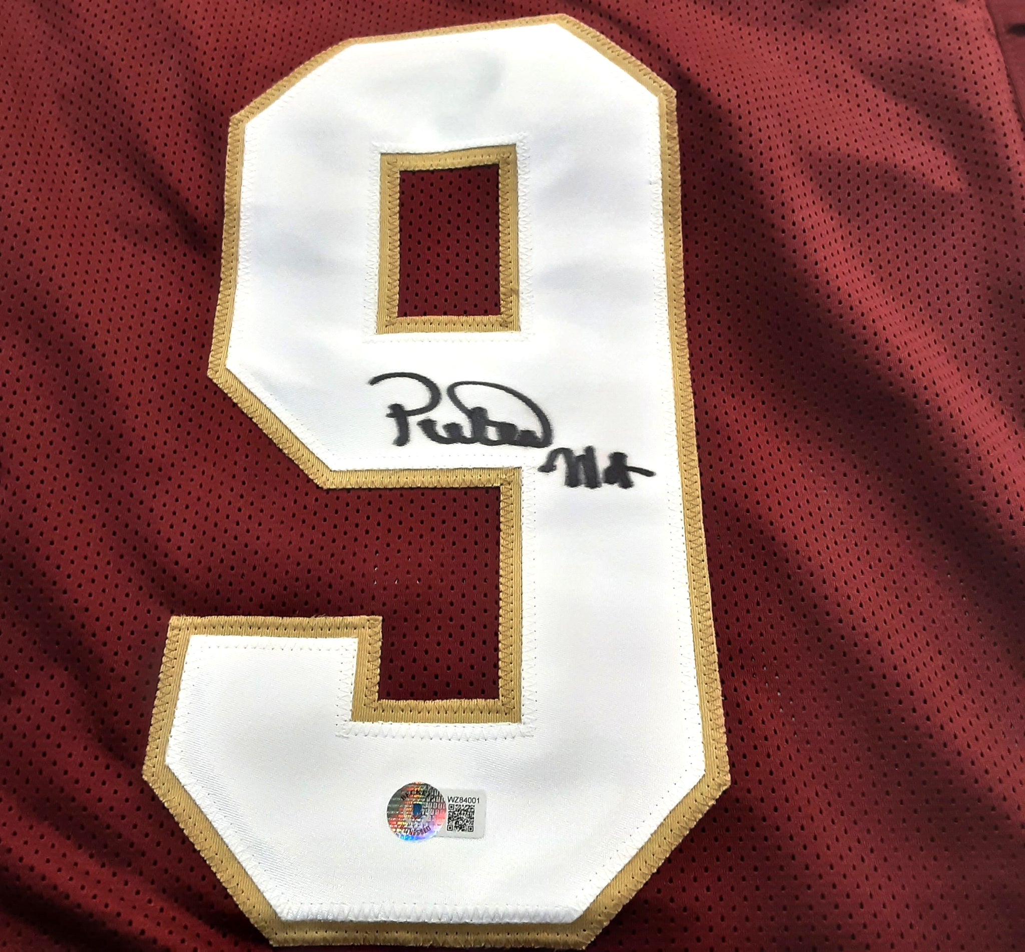 Peter Warrick Authentic Signed Pro Style Jersey Autographed Beckett R1