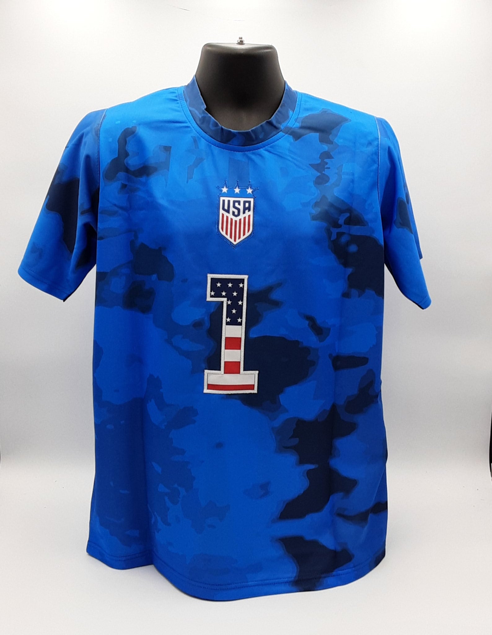 Hope Solo Authentic Signed Pro Style Jersey USA Autographed JSA R1