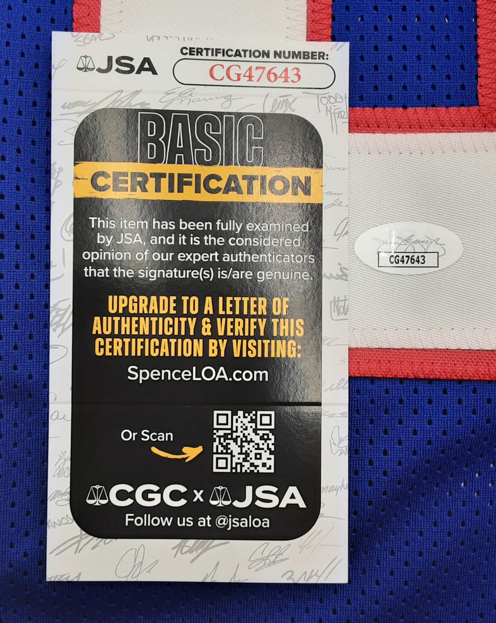 Mark Bavaro Authentic Signed Pro Style Jersey Autographed JSA