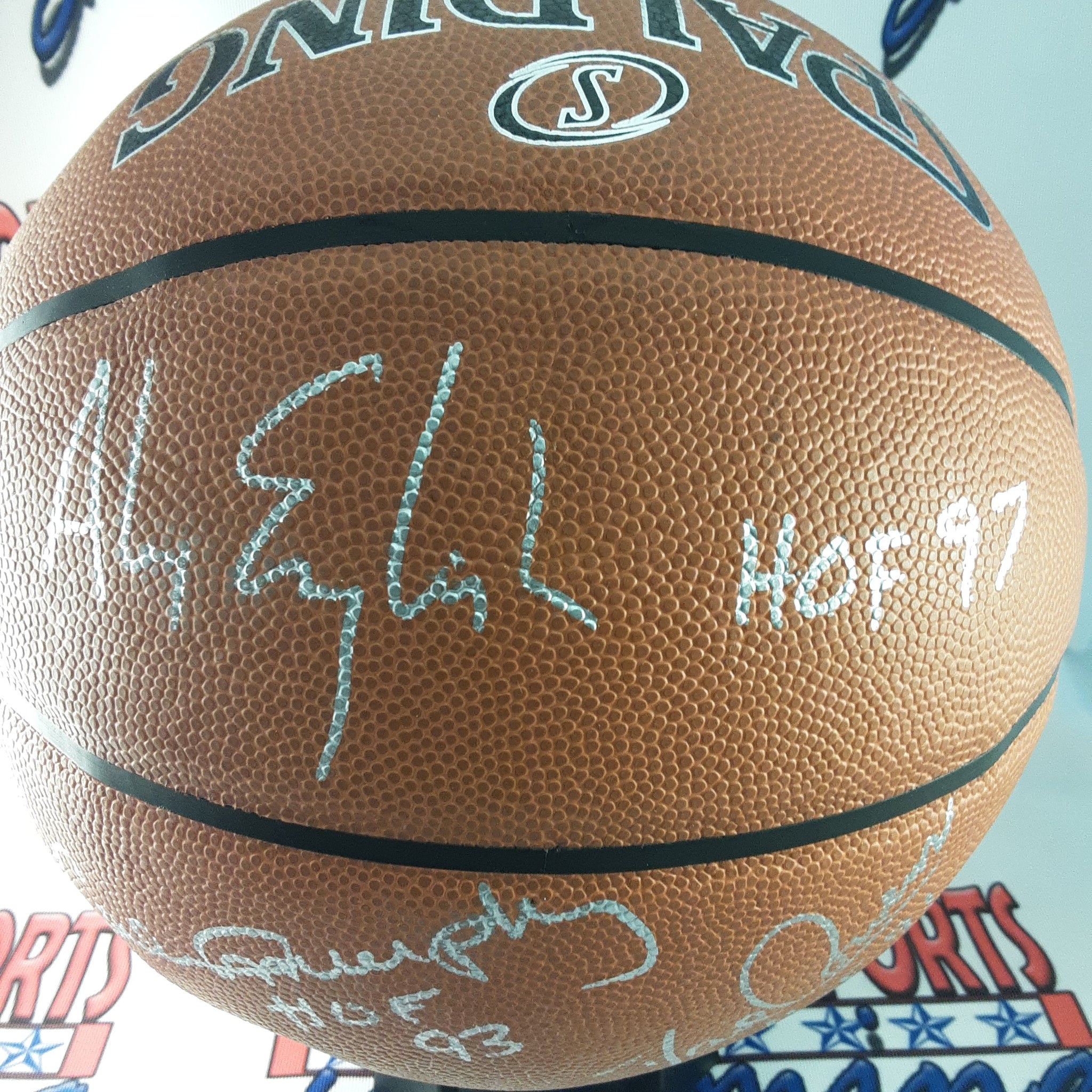 Cowens, English, & Murphy Hall of Fame Basketball Autographed JSA-