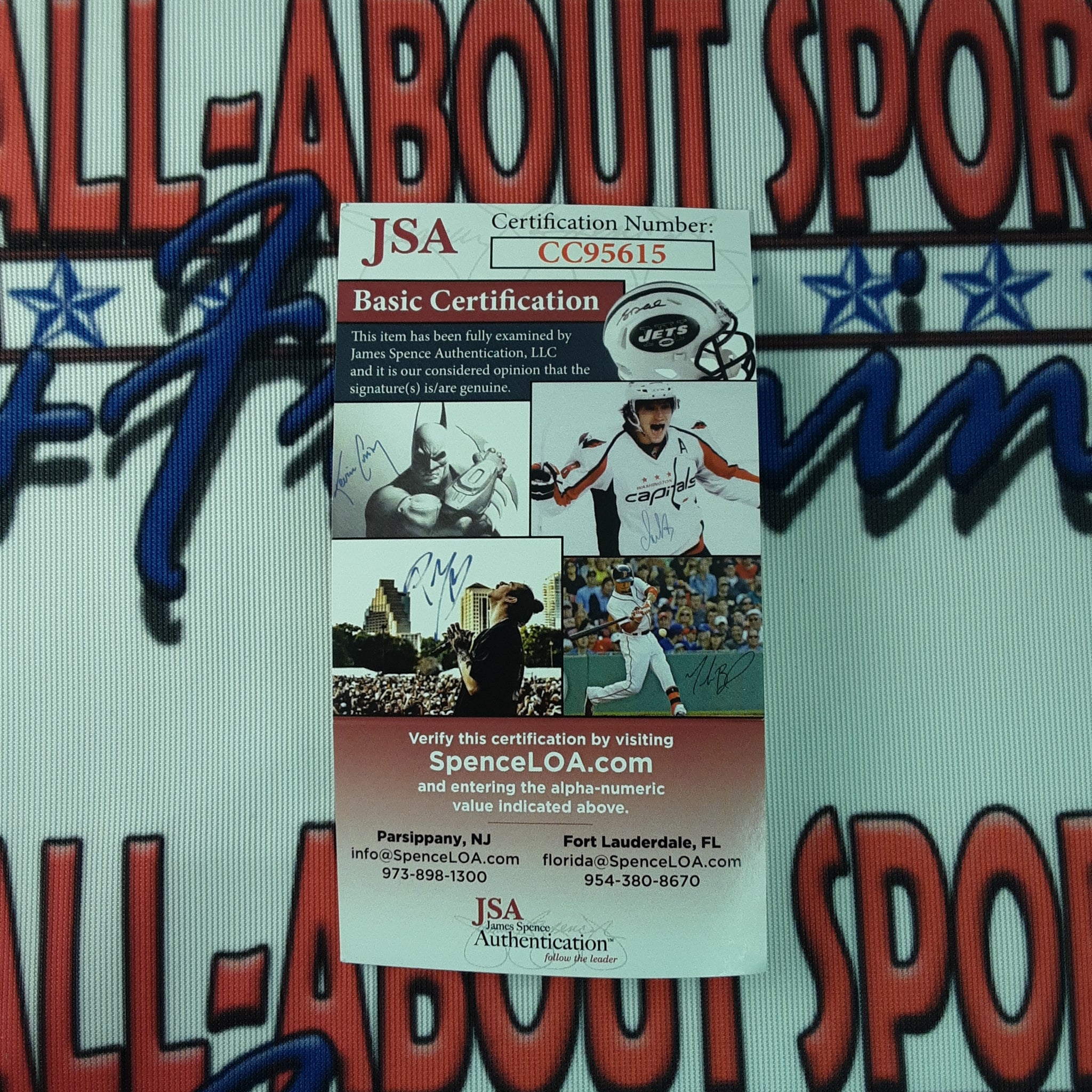 Cowens, English, & Murphy Hall of Fame Basketball Autographed JSA-