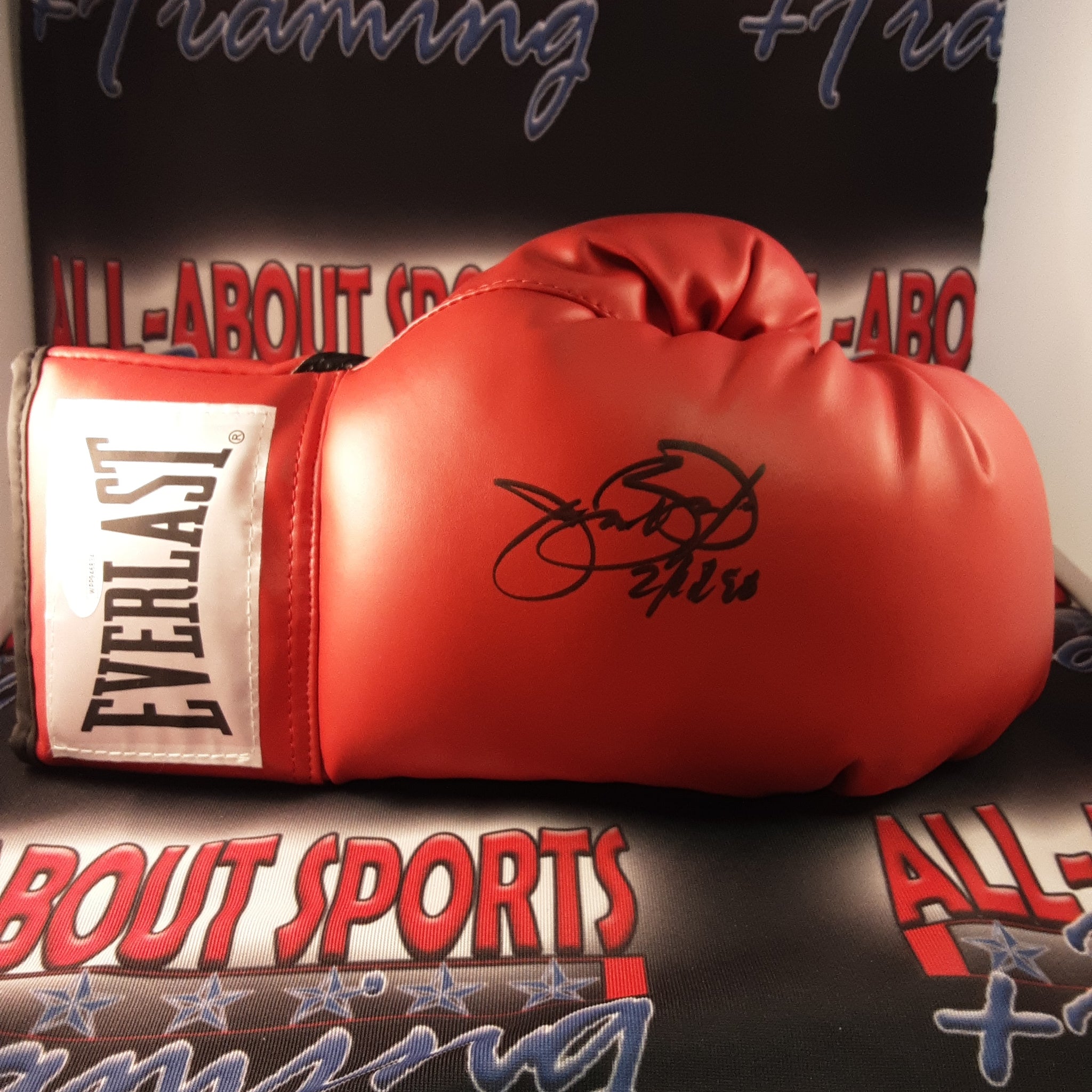 James Buster Douglas Authentic Signed Boxing Glove w/Inscription Autographed JSA