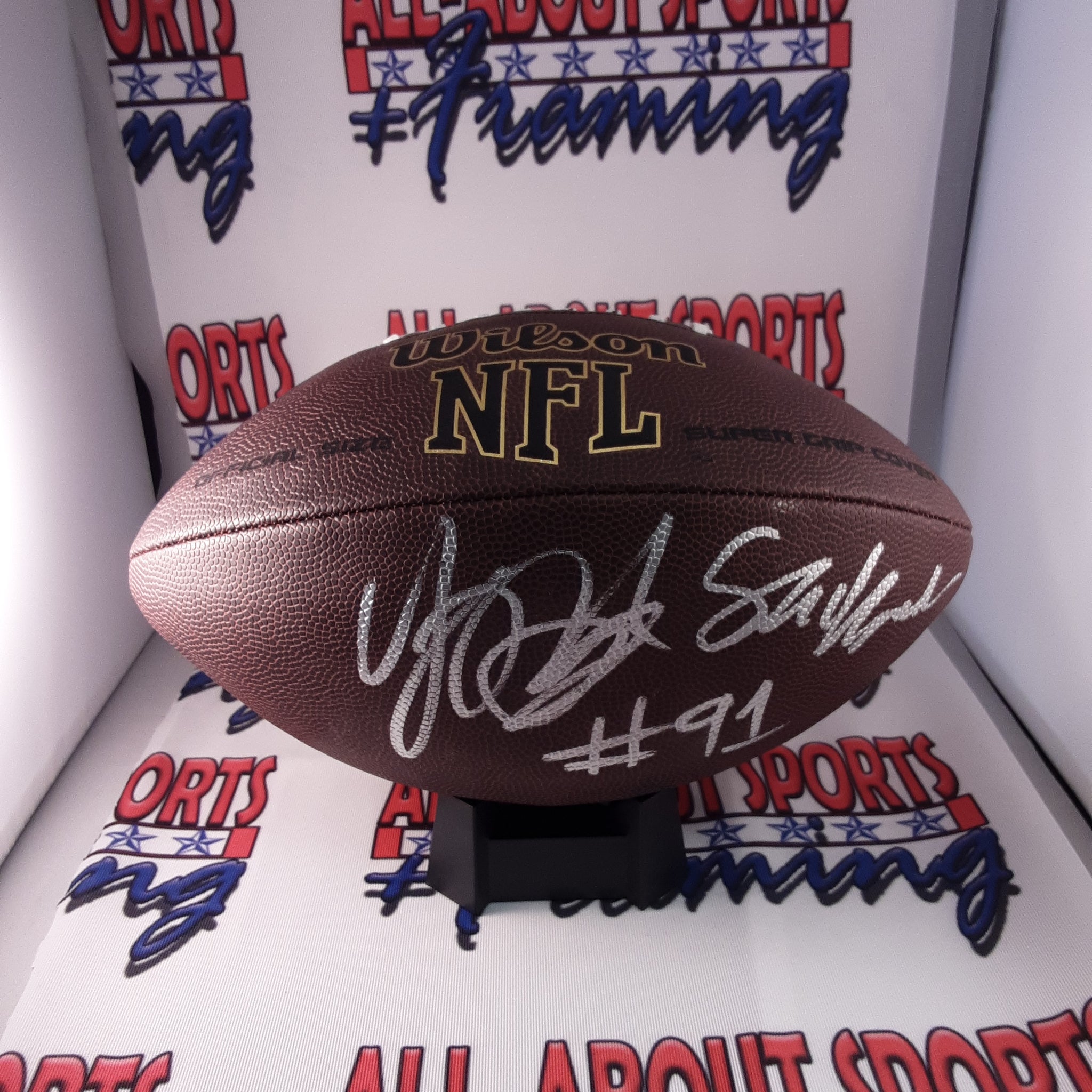 Yannick Ngakoue Authentic Signed Football Autographed JSA-