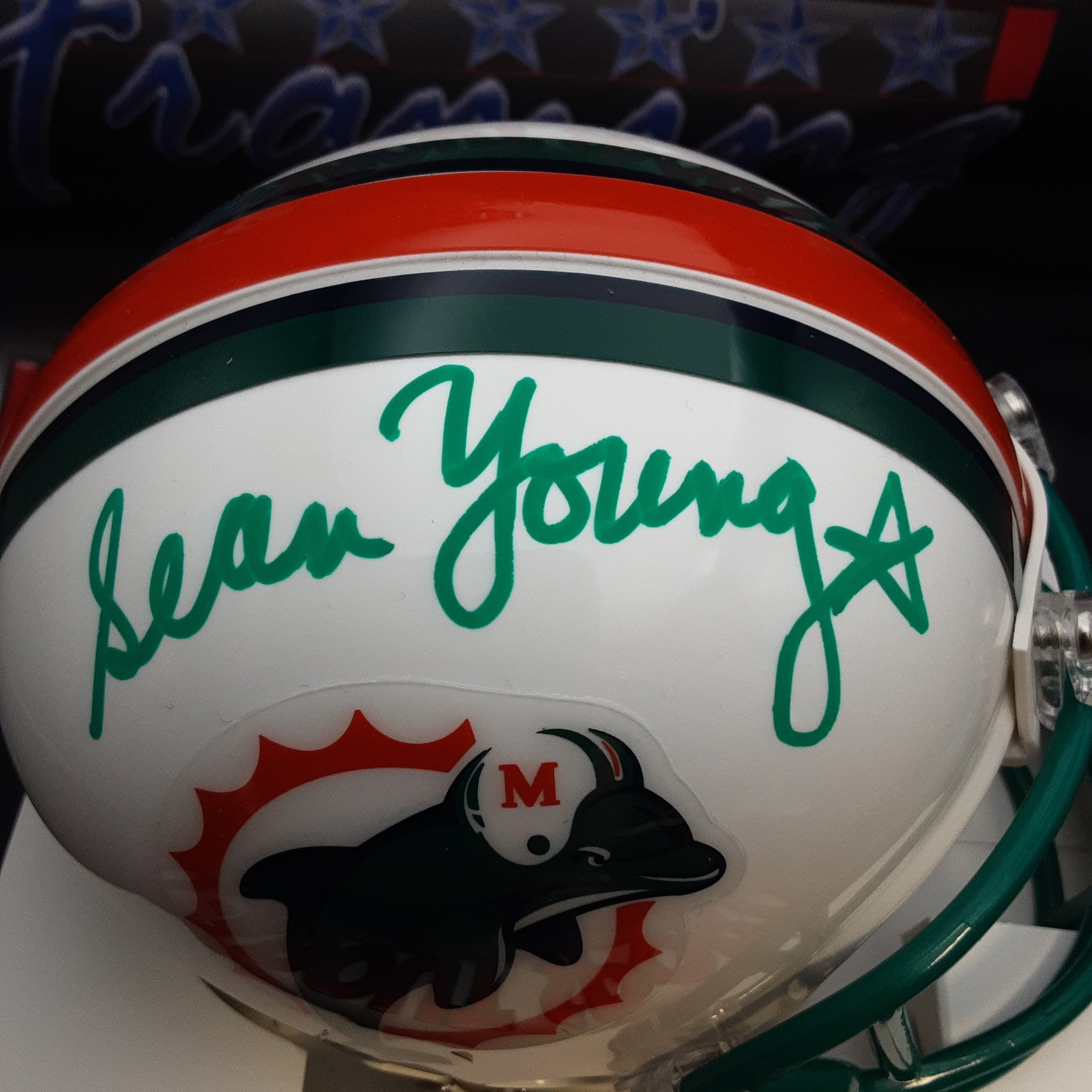 Sean Young Authentic Signed Autographed Mini Helmet PSA