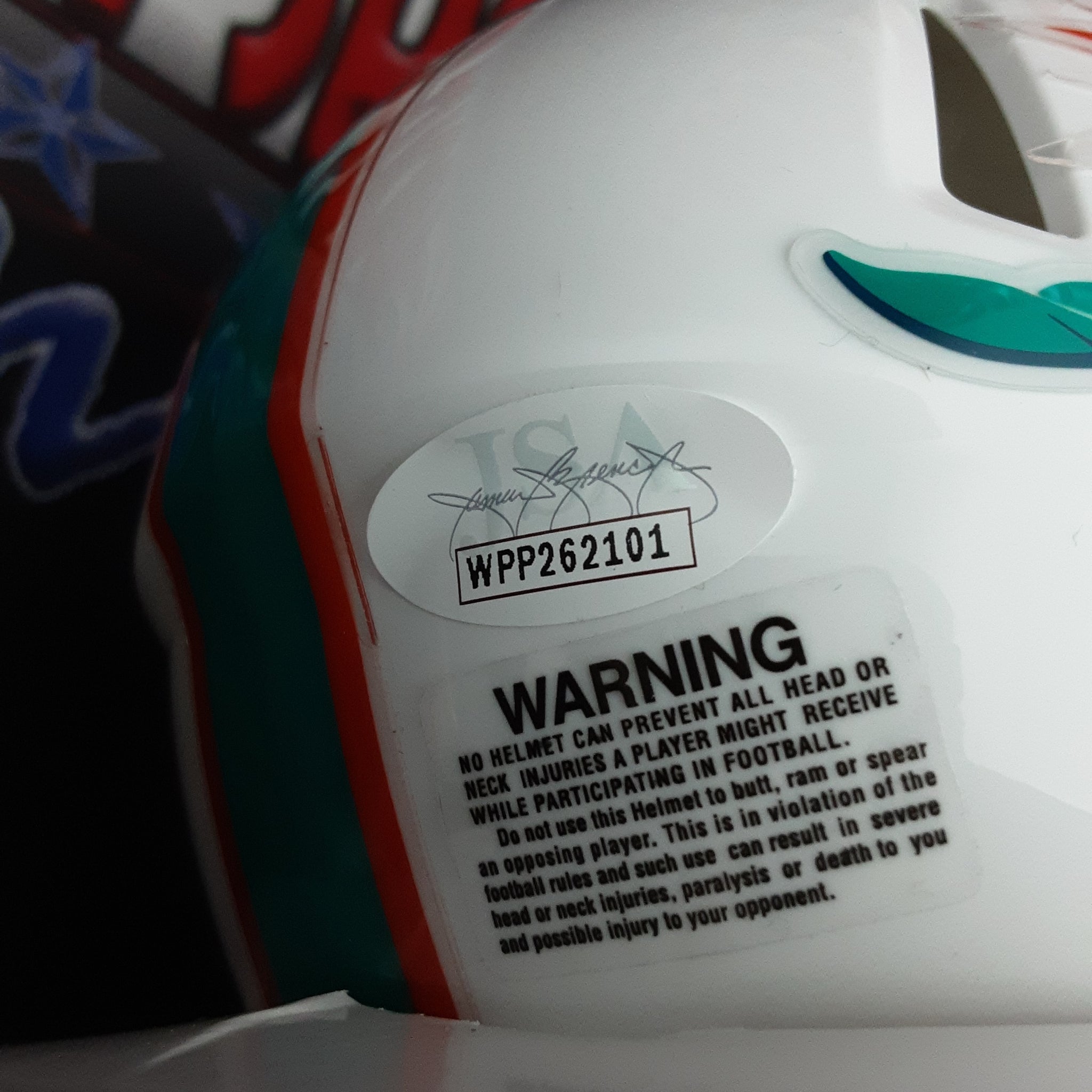 Ricky Williams Authentic Signed Autographed Mini Helmet JSA