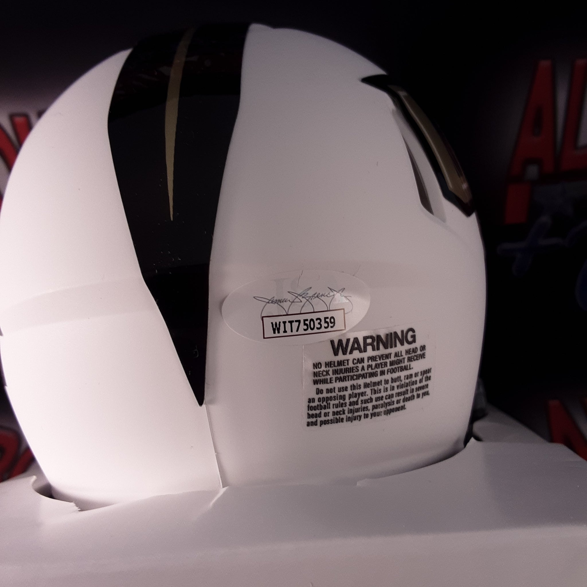 Jaylon Robinson Authentic Signed Autographed Mini Helmet JSA.