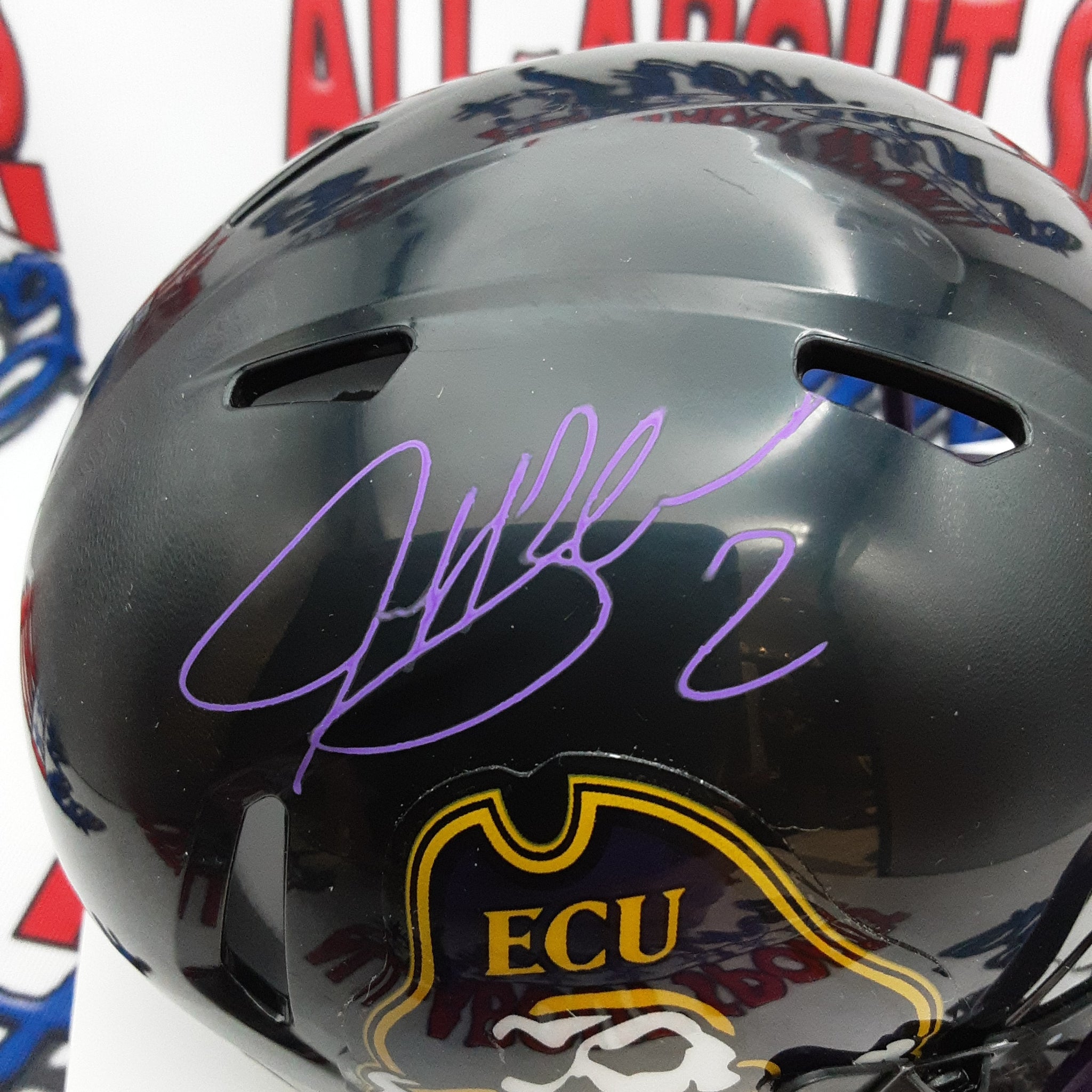 Jeff Blake Authentic Signed Autographed Mini Helmet JSA.