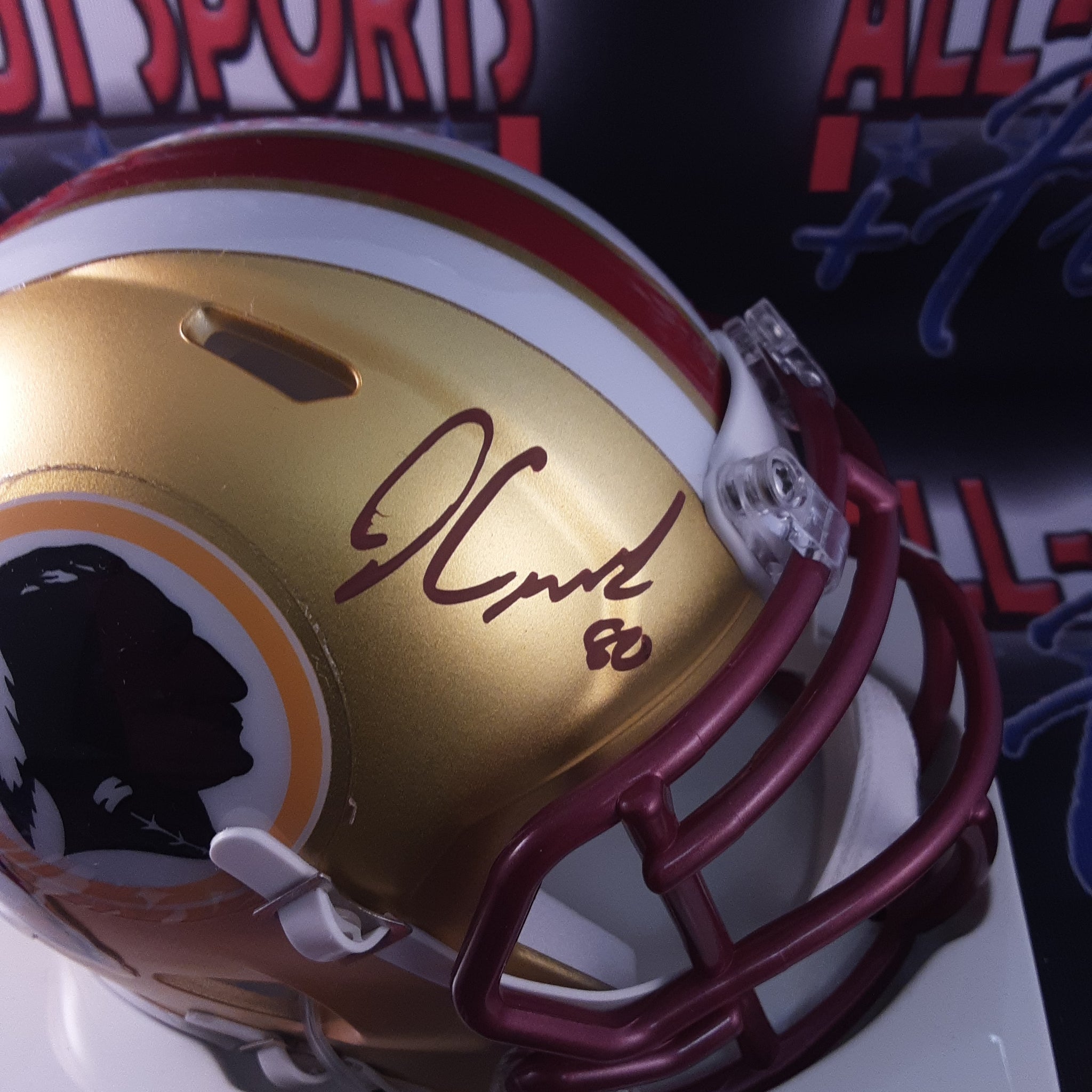 Jamison Crowder Authentic Signed Autographed Mini Helmet JSA-