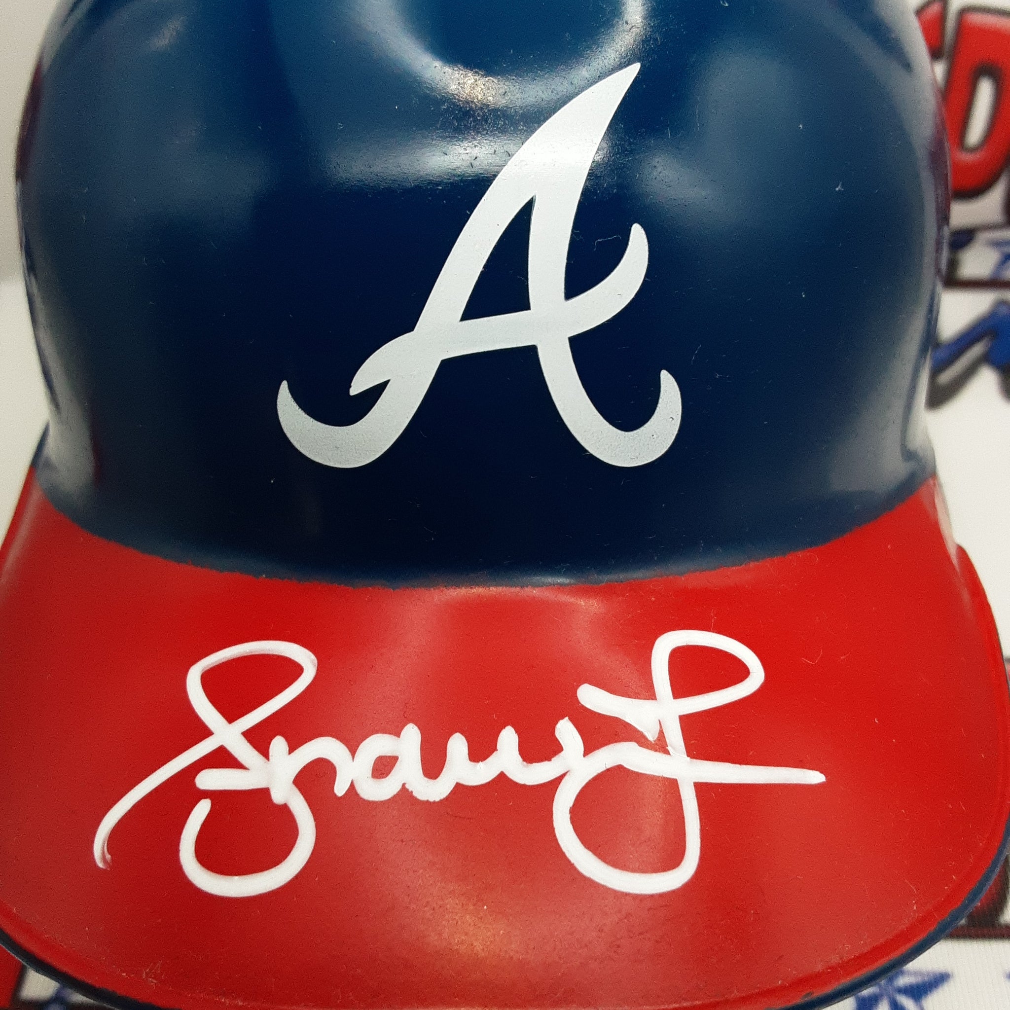 Andruw Jones Signed Autographed Atlanta Blue Baseball Jersey 