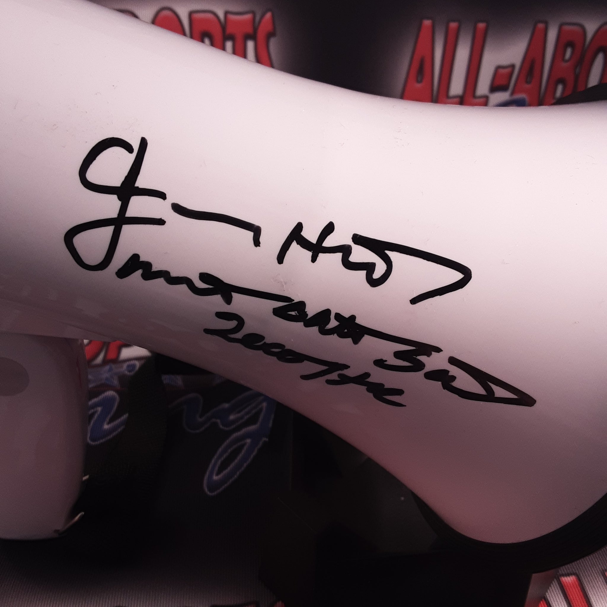Jimmy Hart Authentic Signed Autographed Megaphone w/Inscription JSA