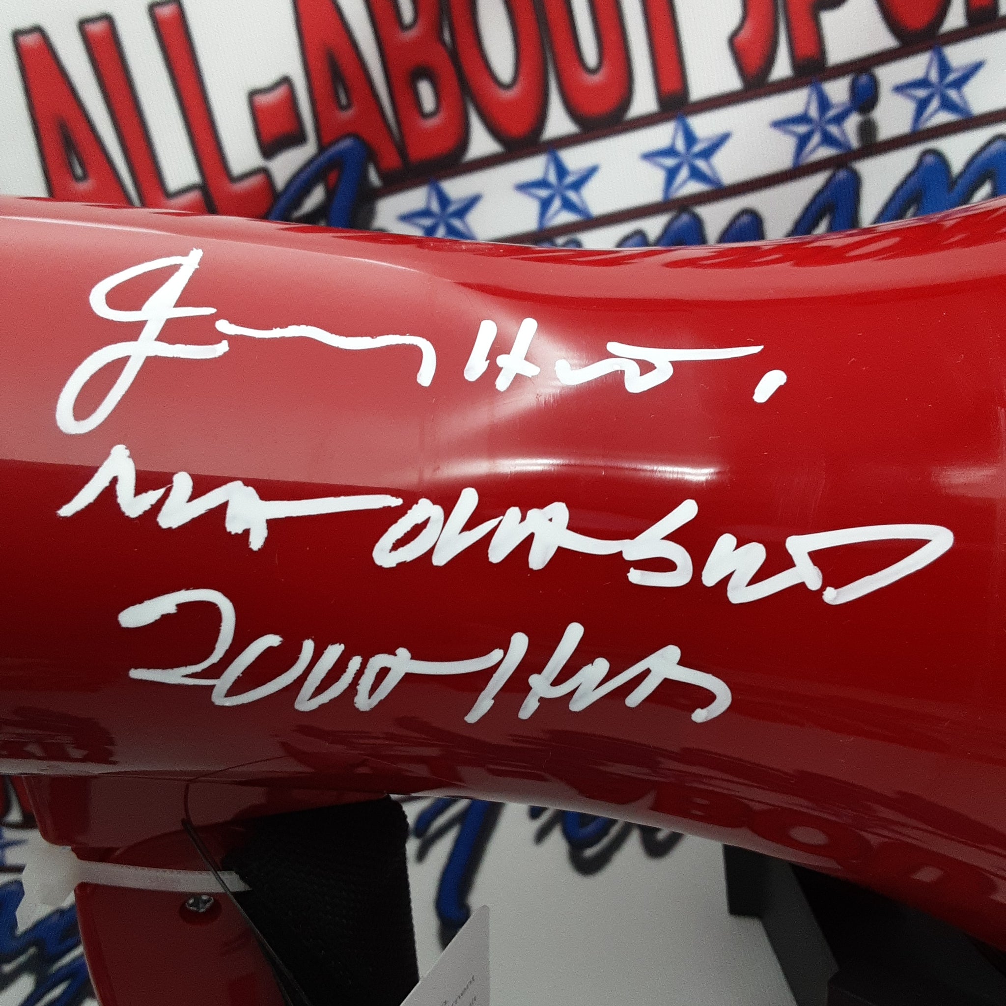 Jimmy Hart Authentic Signed Autographed Megaphone w/inscription JSA-