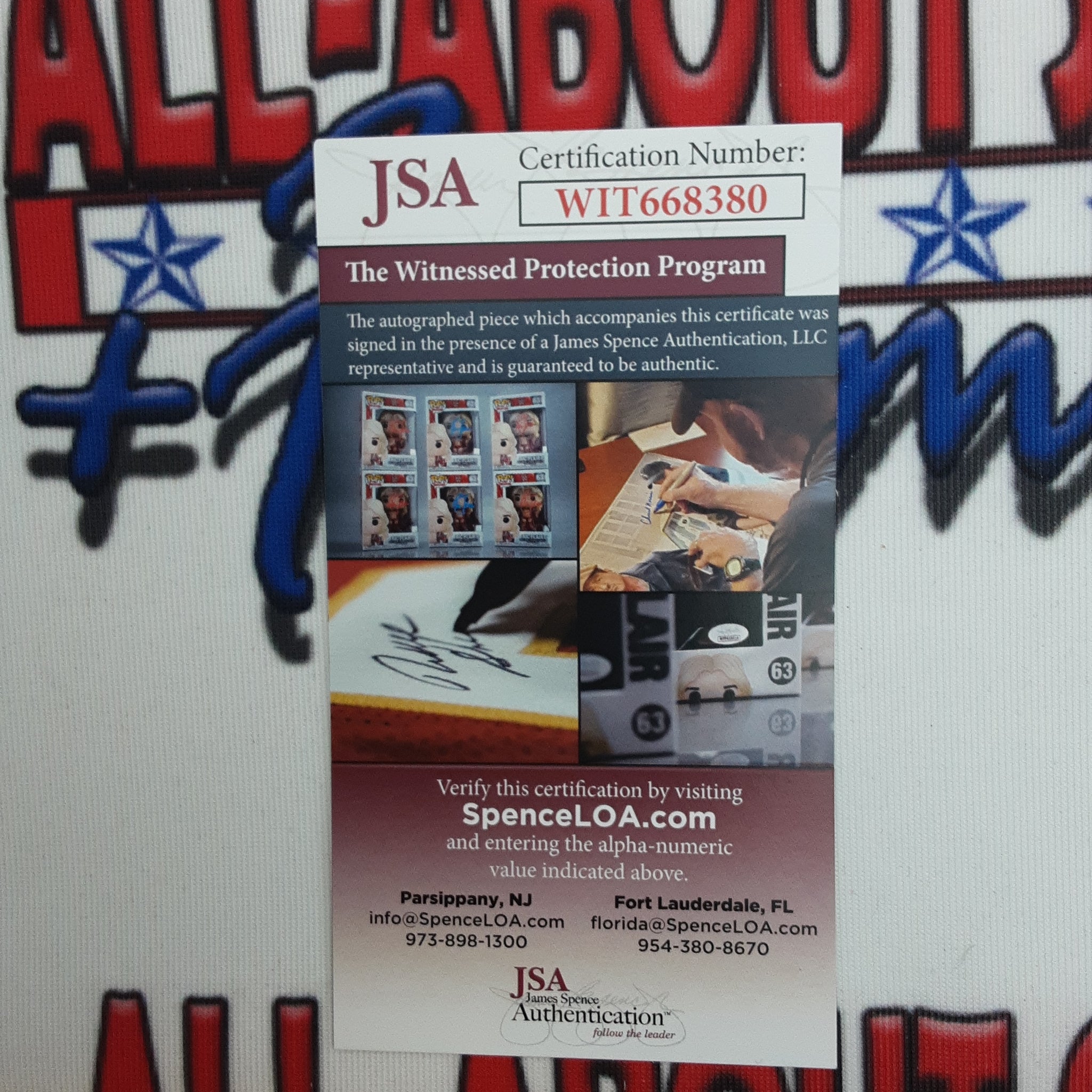 Jimmy Hart Authentic Signed Autographed Megaphone w/inscription JSA-