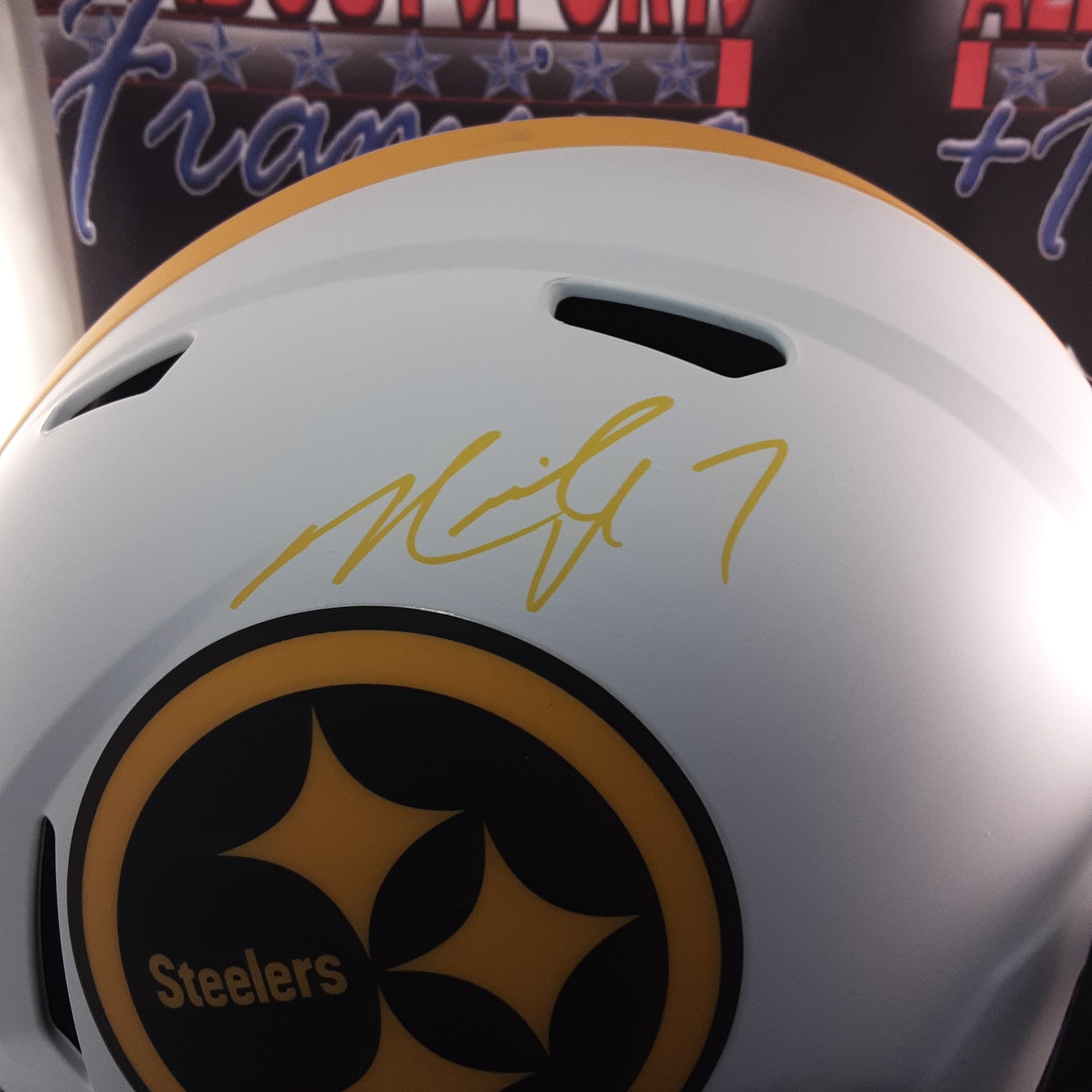 Michael Vick Authentic Signed Autographed Full-size Replica Helmet JSA-