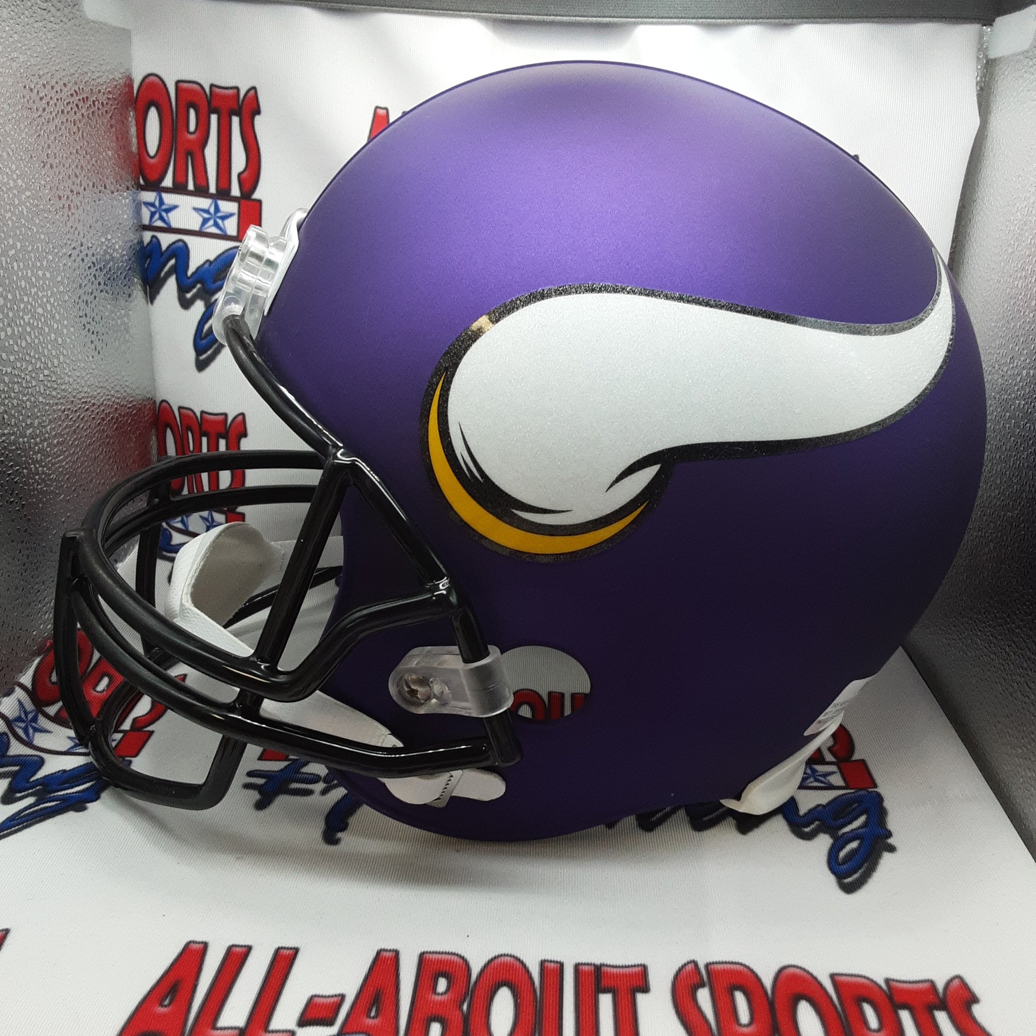 Kyle Rudolph Authentic Signed w/Inscription Autographed Full-size Replica Helmet Beckett