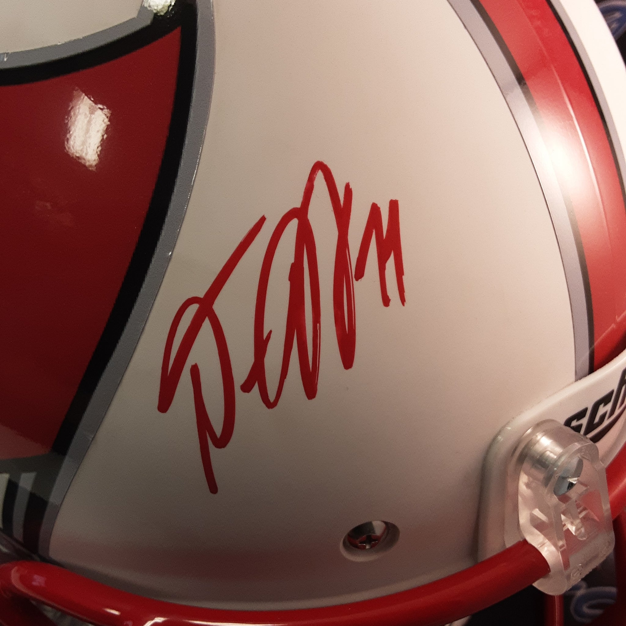 Mike Evans Desean Jackson Jameis Winston Authentic Signed Autographed Full-size Replica Helmet PSA