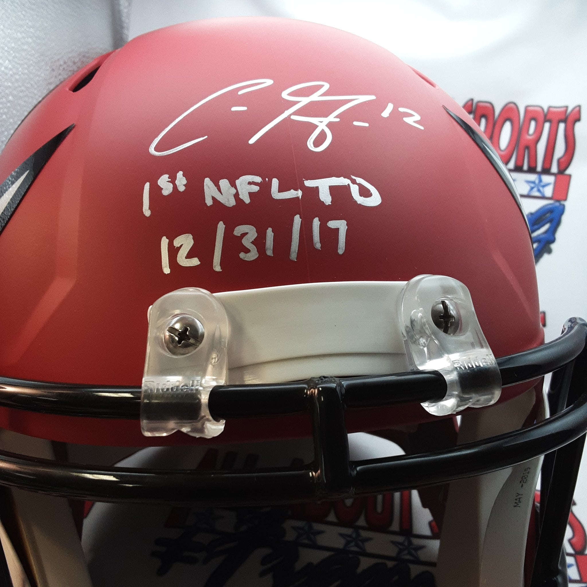 Chris Godwin Authentic Signed Autographed Full-size Replica Helmet JSA