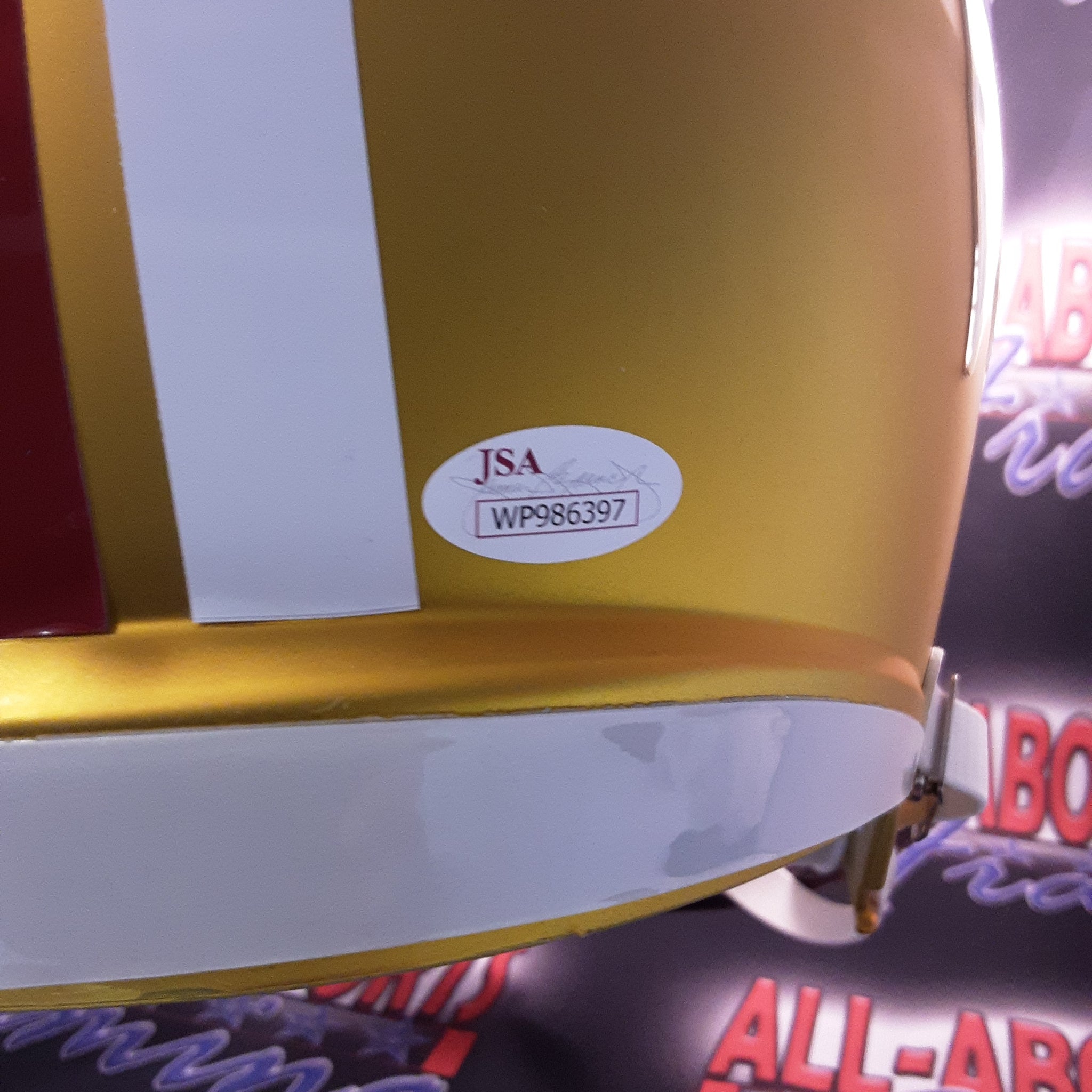 Jamison Crowder Authentic Signed Autographed BLAZE Full-size Replica Helmet JSA.