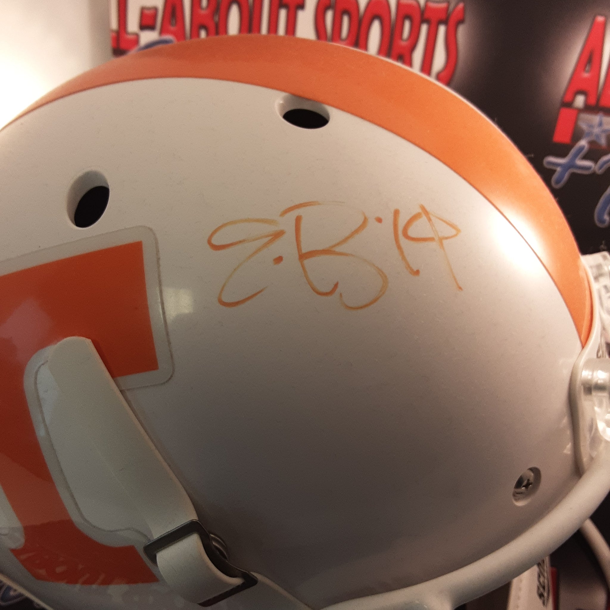 Eric Berry Replica Signed Autographed Full-size Replica Helmet JSA