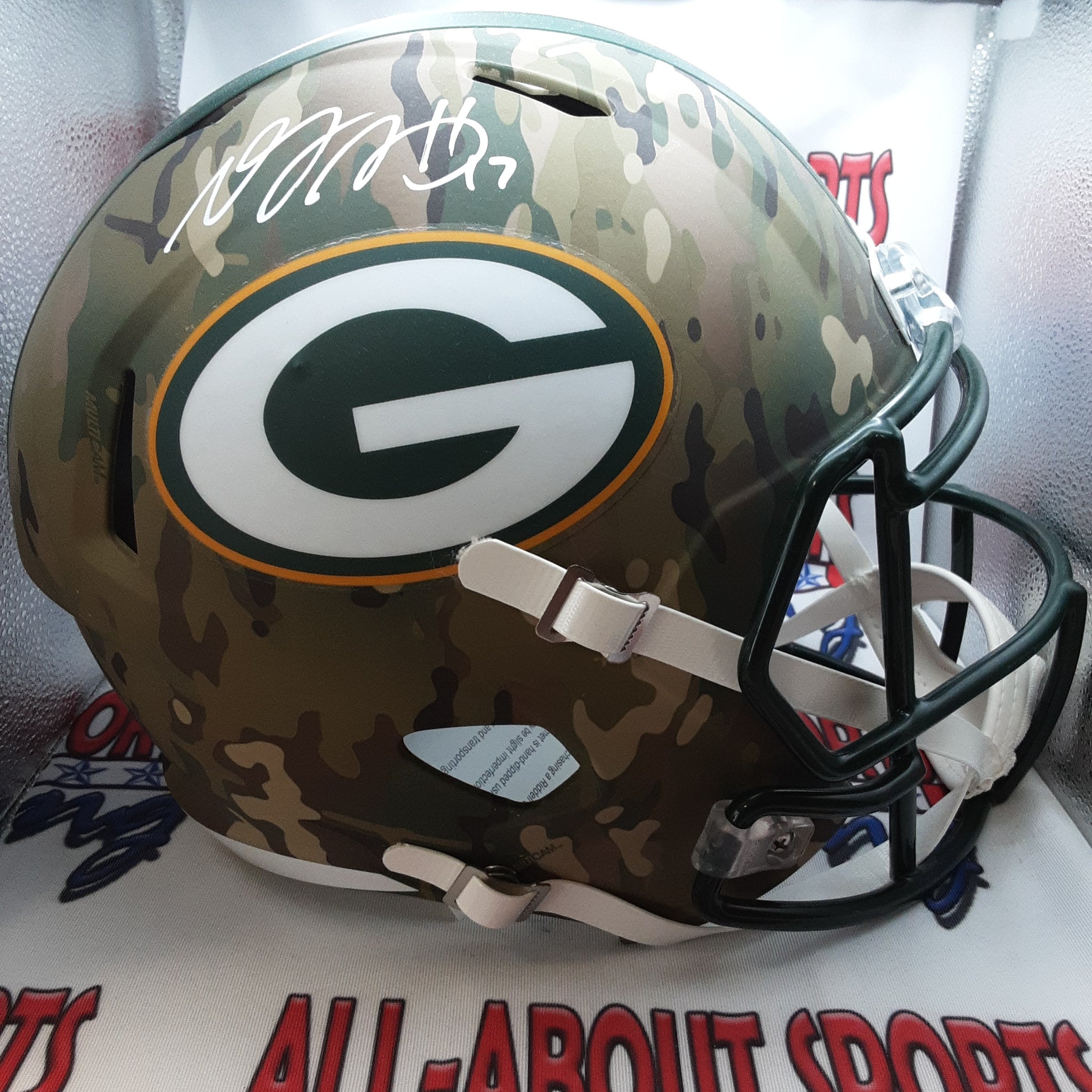 Warren Sapp Authentic Signed Autographed Full-size Replica Helmet JSA