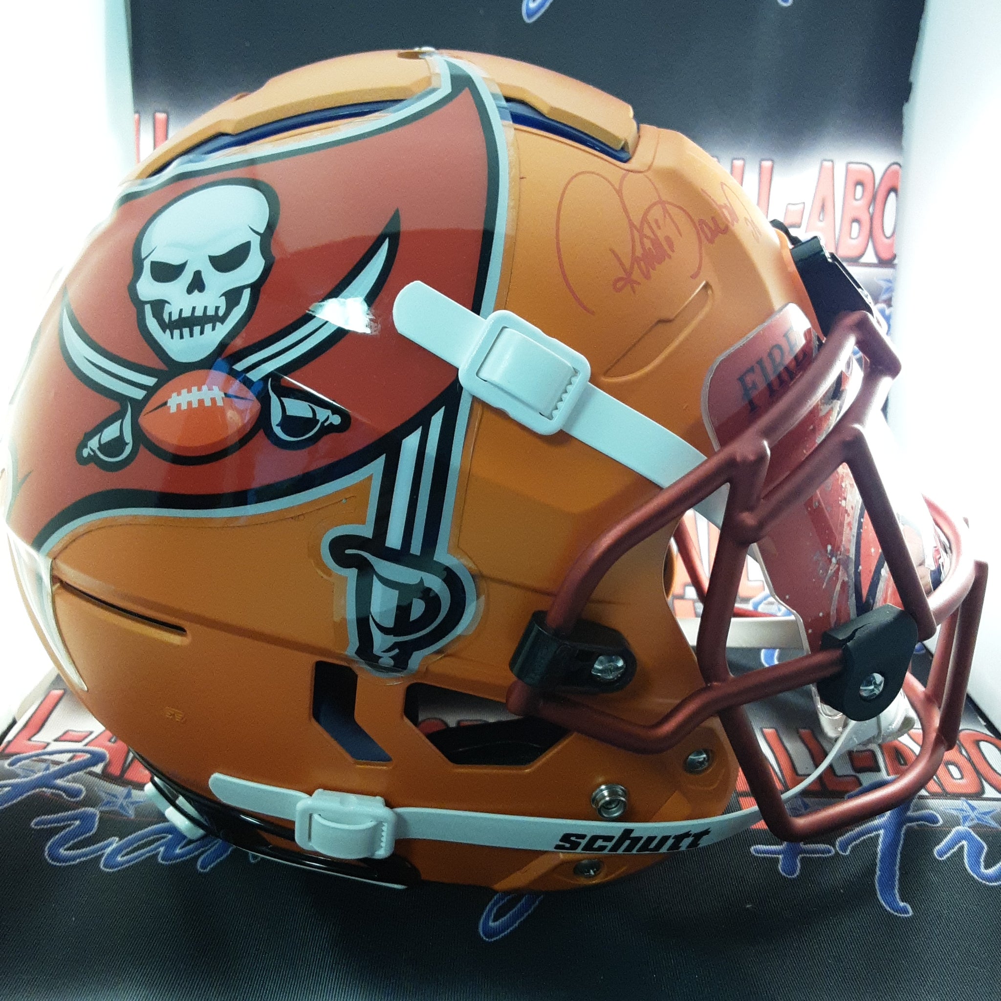 Buccaneers Full Size Authentic Speedy Helmet