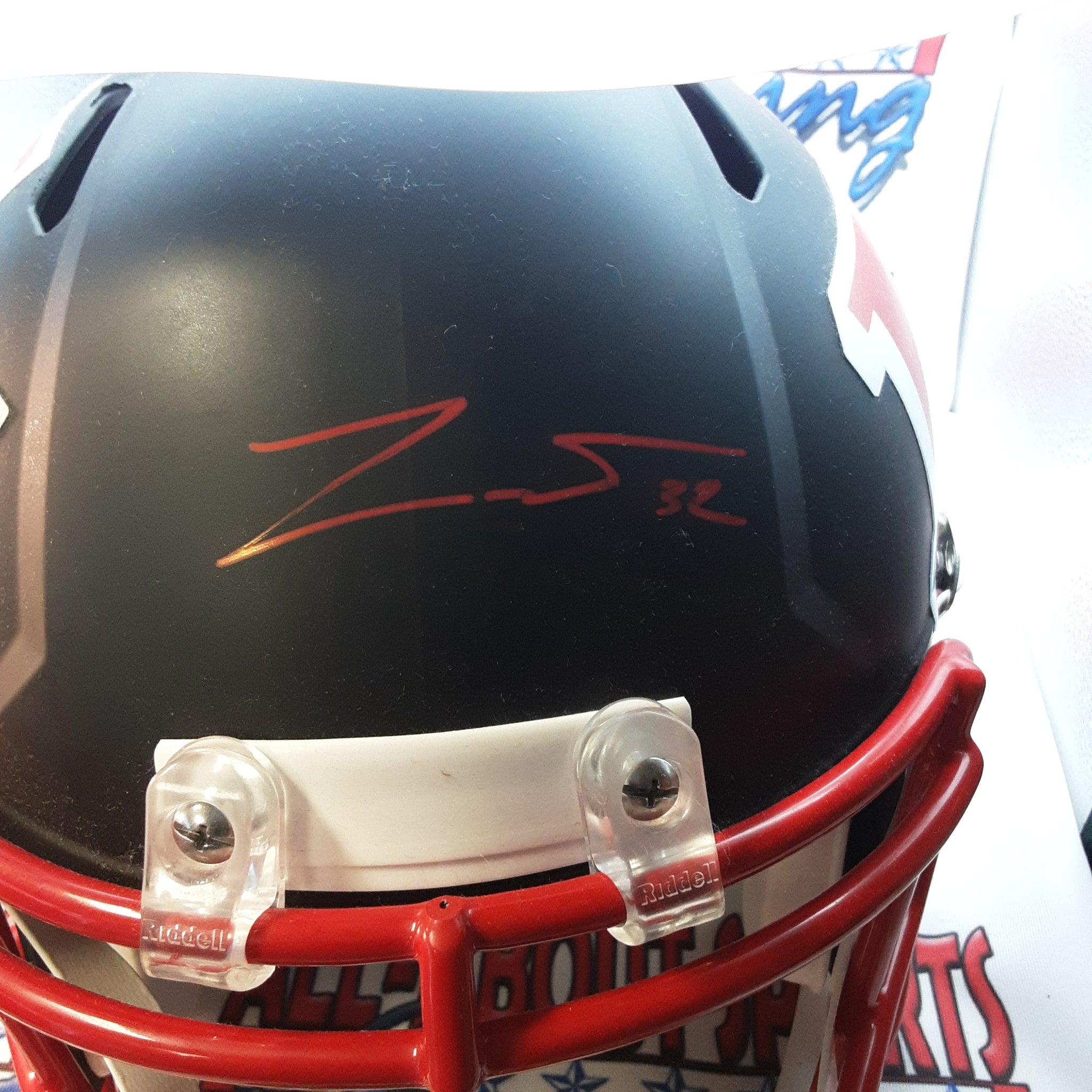 Tyrann Mathieu Signed Autographed Full-size Replica Helmet JSA-