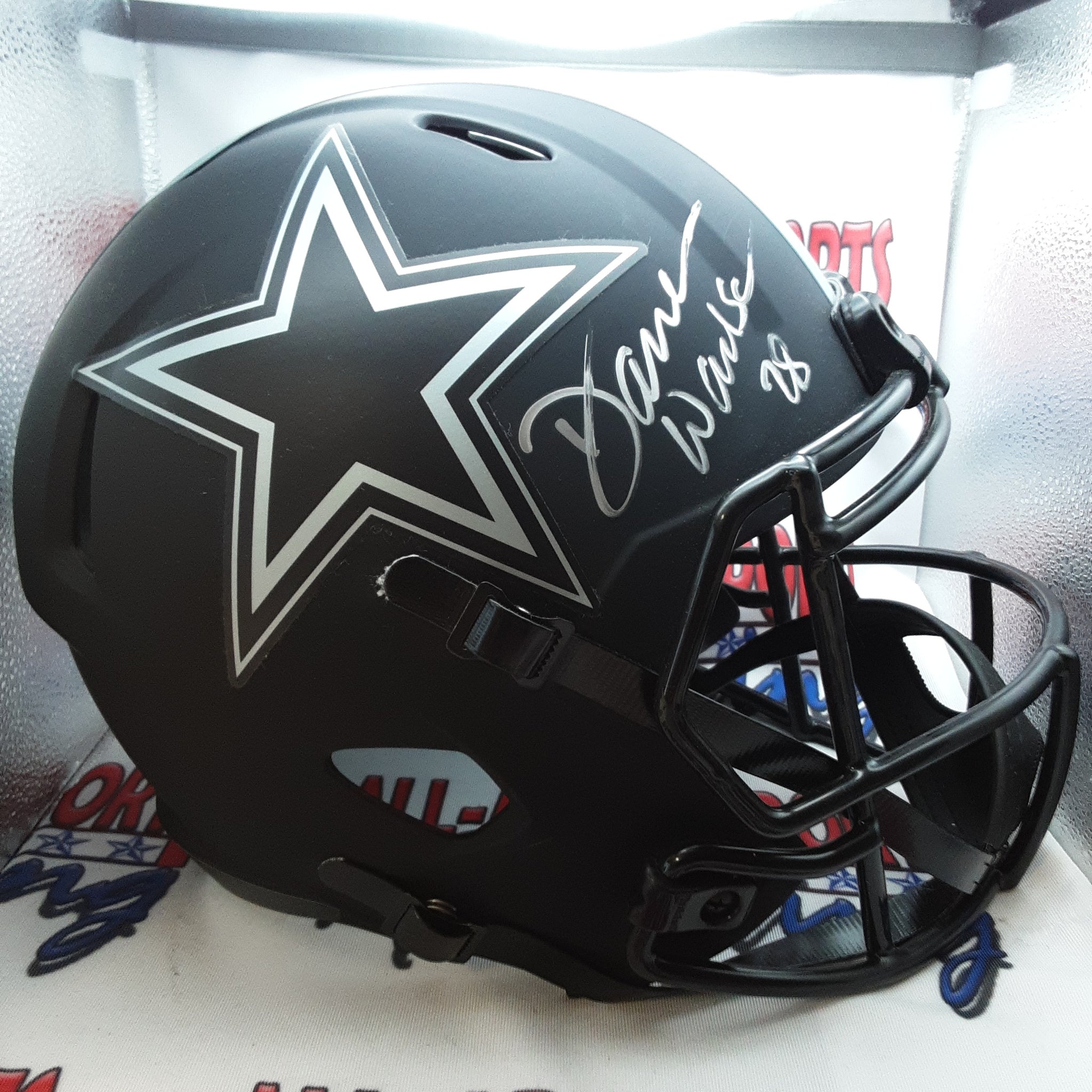 Darren Woodson Replica Signed Autographed Full-size Replica Helmet JSA-