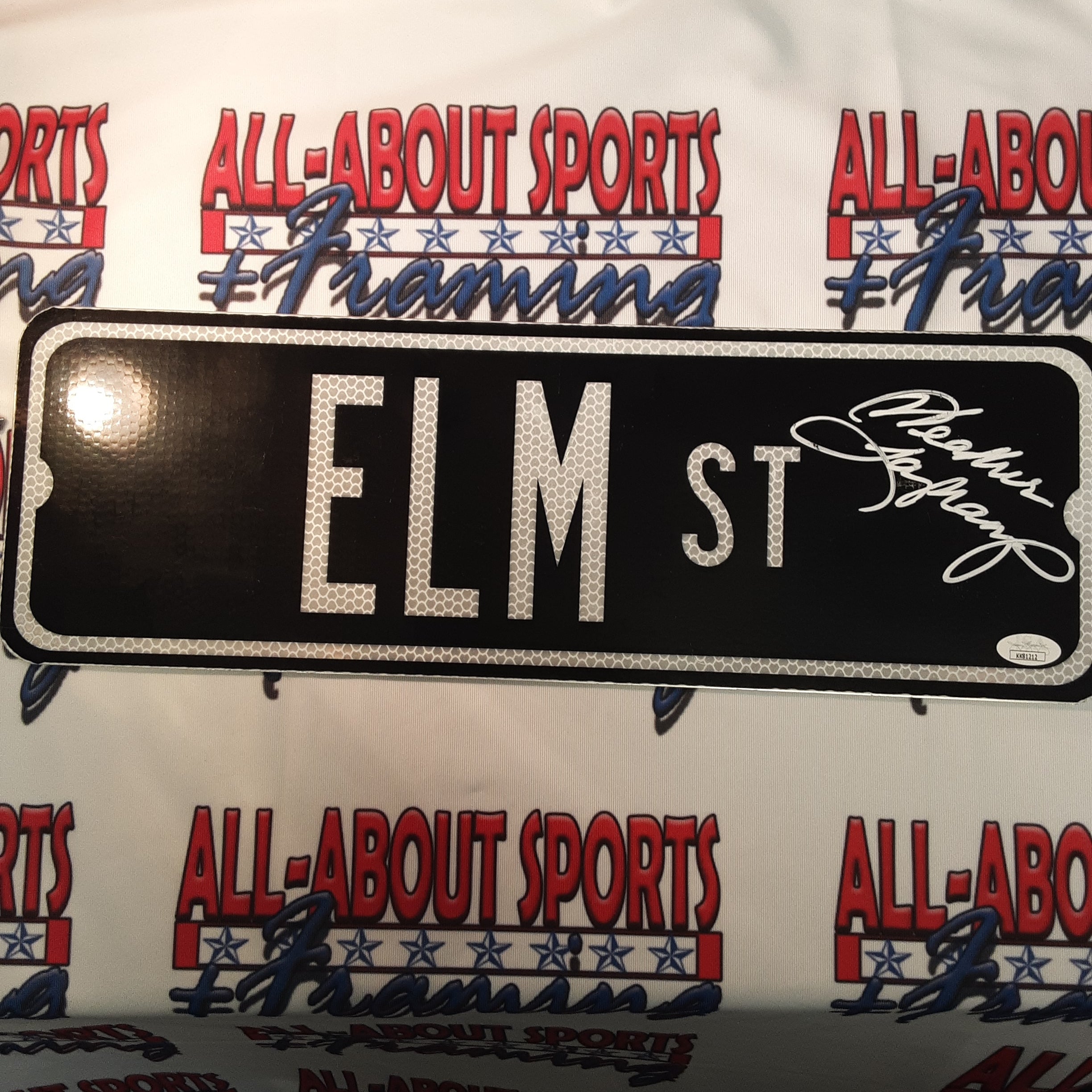 ツバキ セカンドインストール サイン Heather LagenKamp Authentic Signed Elm St Sign Autographed JSA- R2